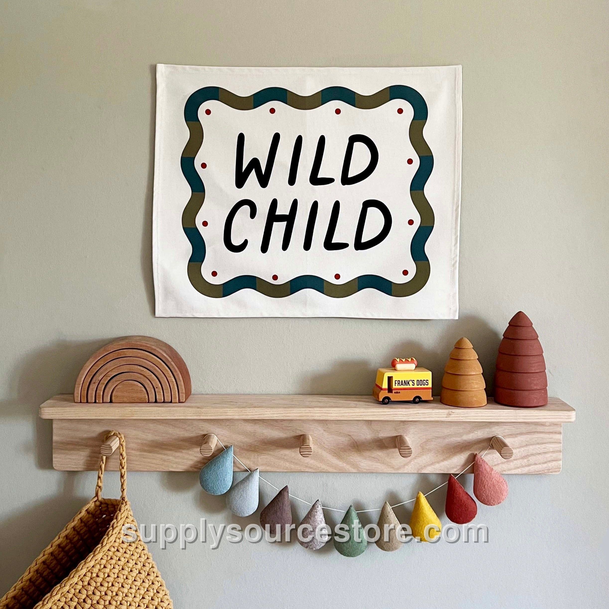 Wild Child Banner - Black