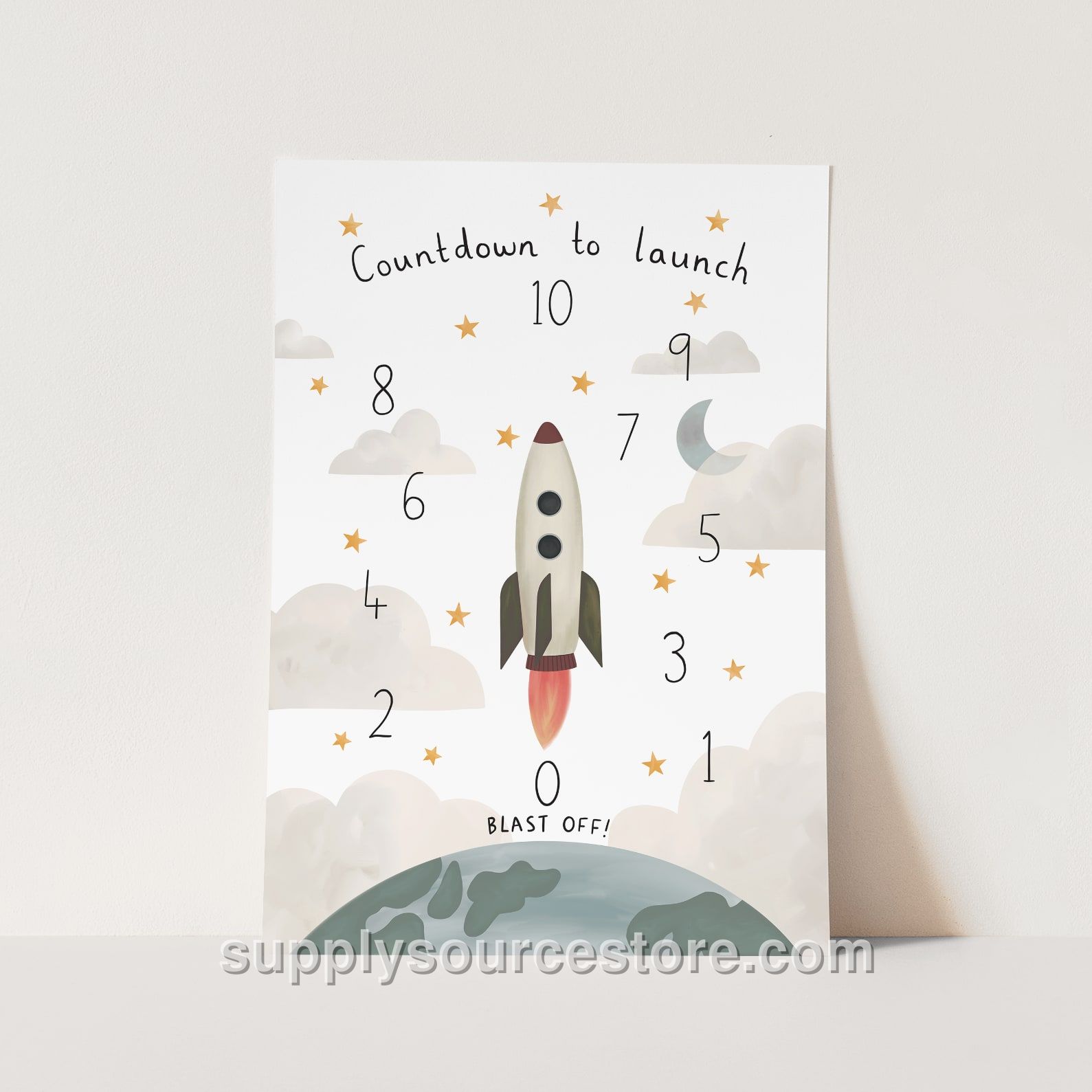 Countdown To Launch Print