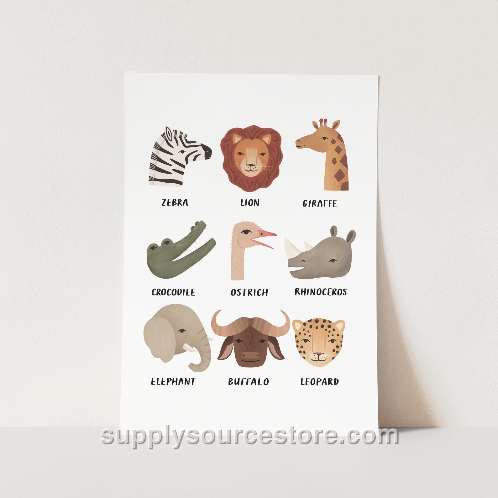 Animal Safari Print