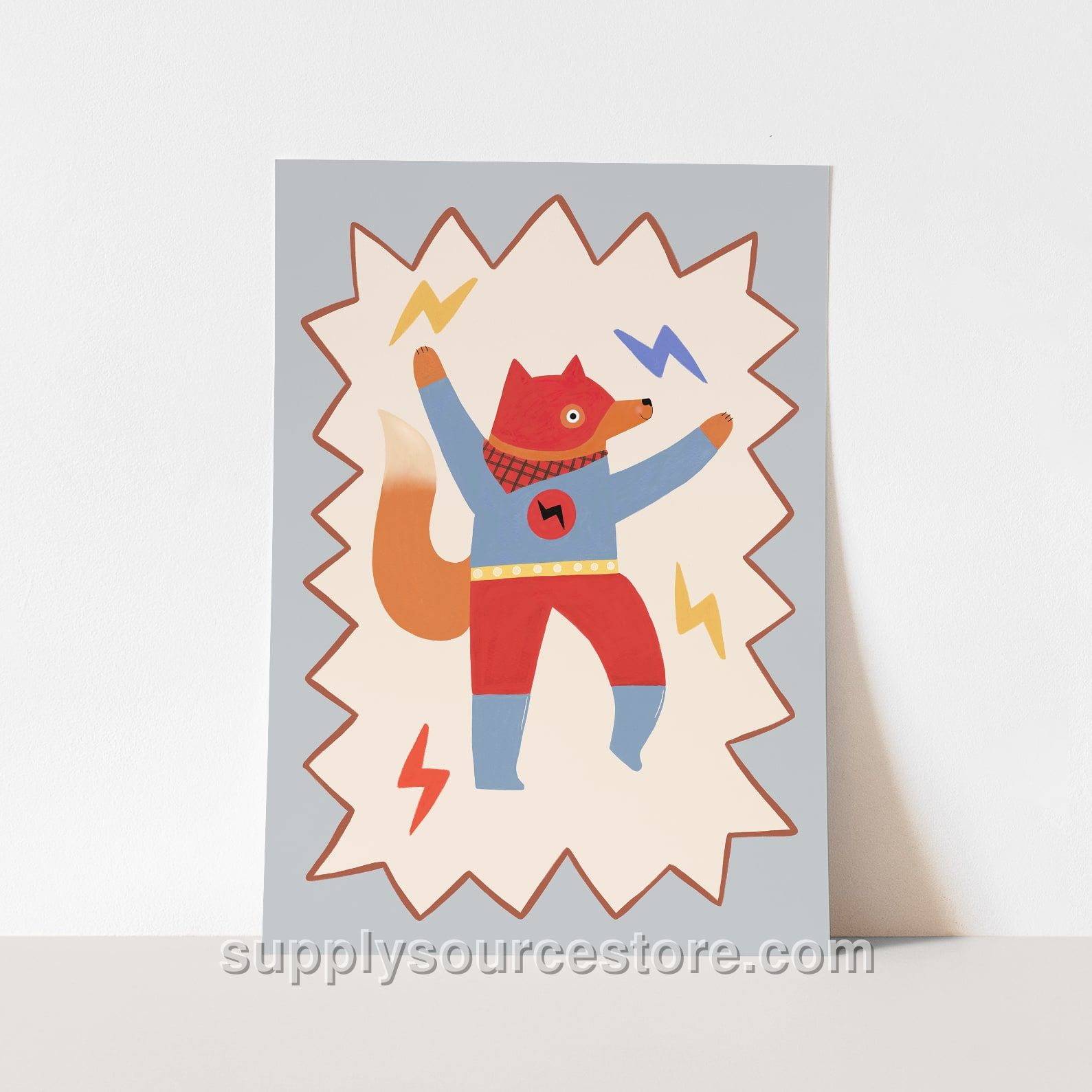 Flash Tail Superhero Print