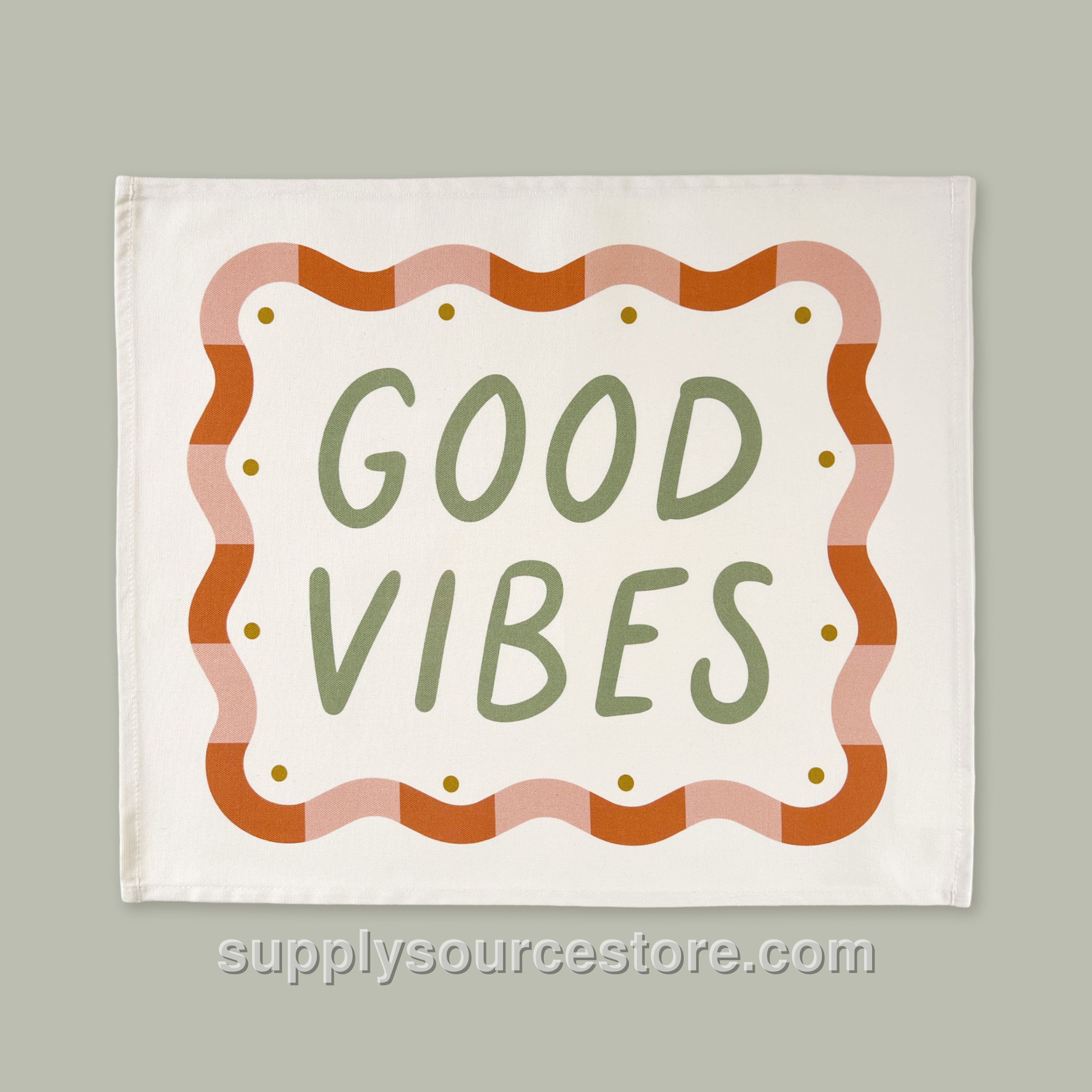Good Vibes Banner - Green