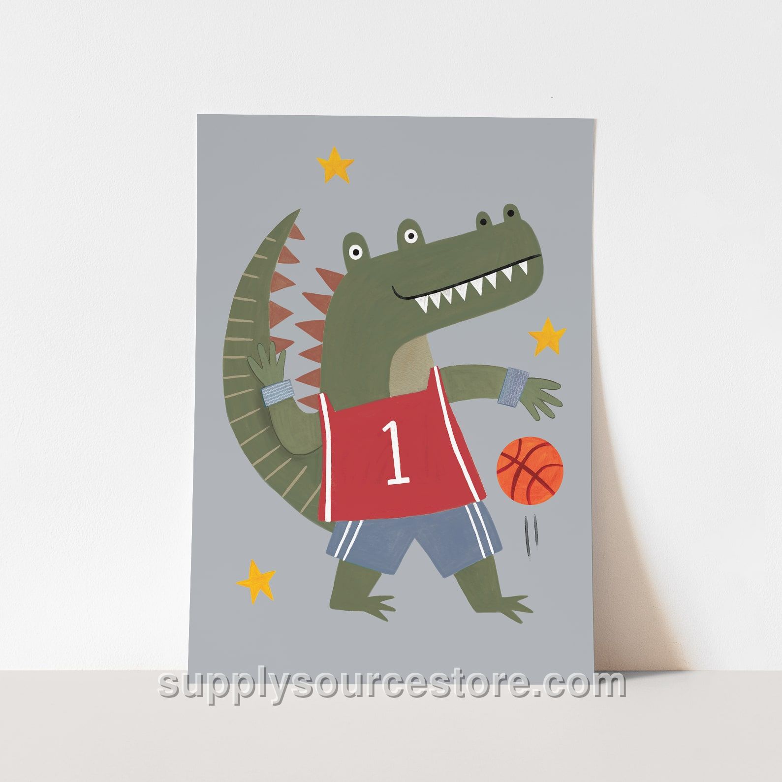 Slam Dunk Croc Fine Art Print