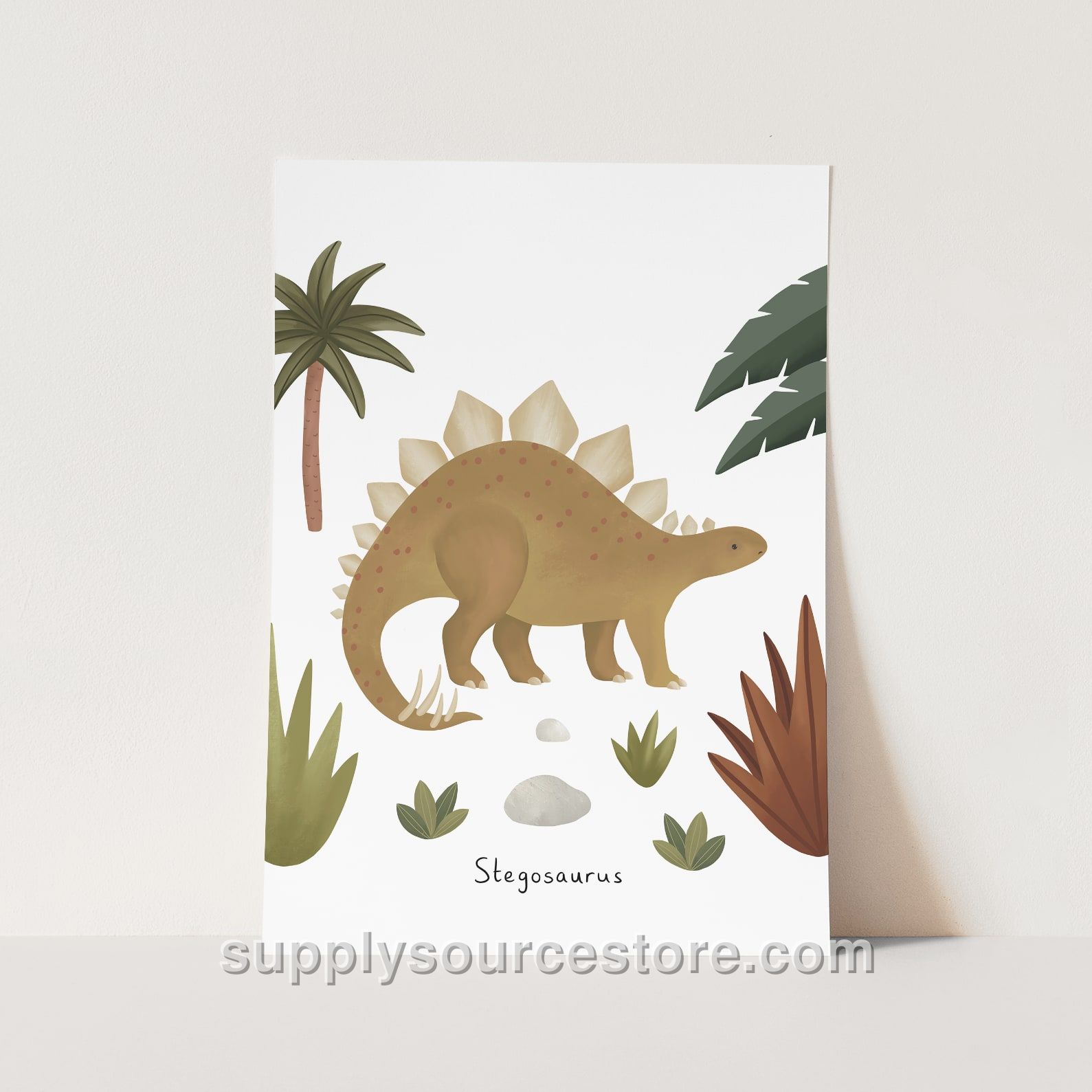 Stegosaurus Fine Art Print
