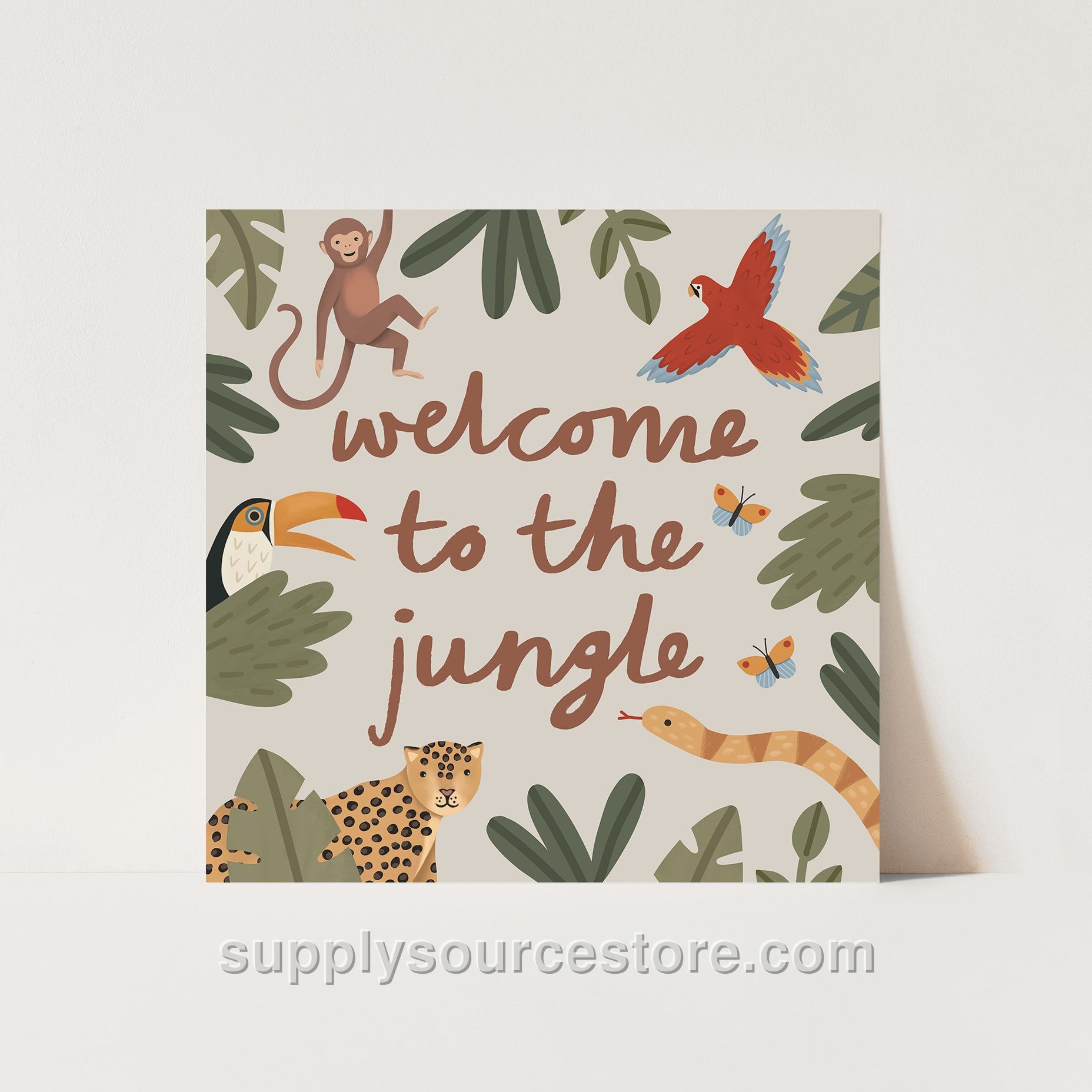 Welcome to the Jungle Fine Art Print - Stone