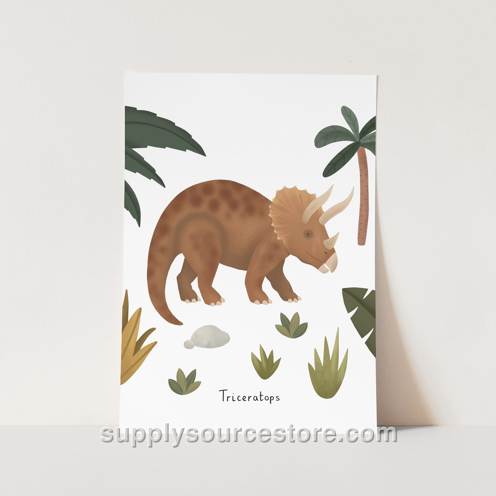 Triceratops Fine Art Print
