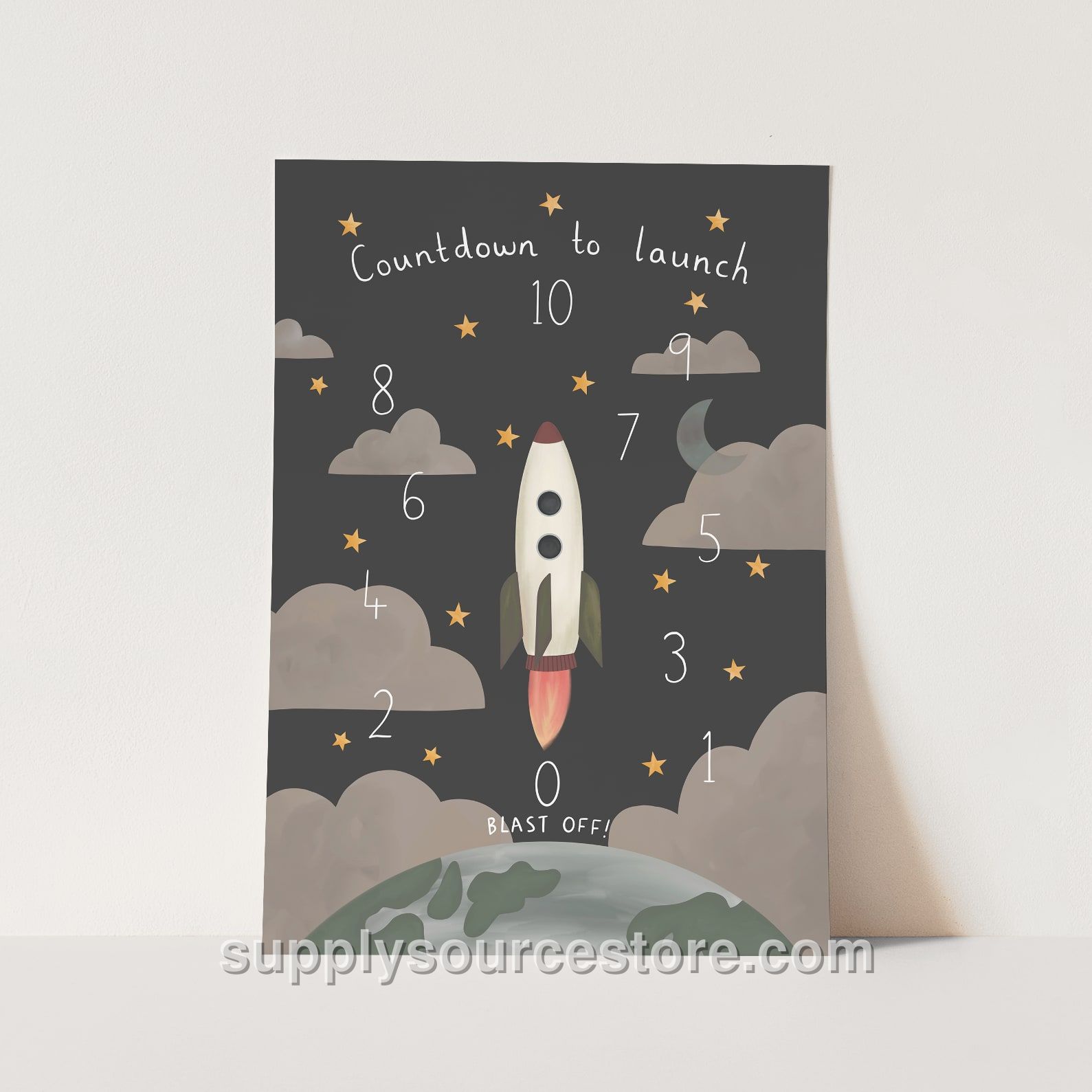 Countdown to Launch Fine Art Print