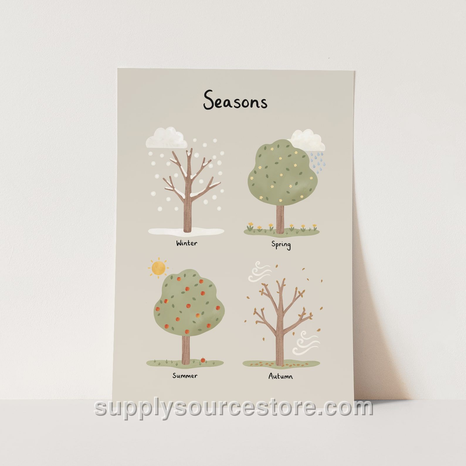 Seasons Fine Art Print - Stone