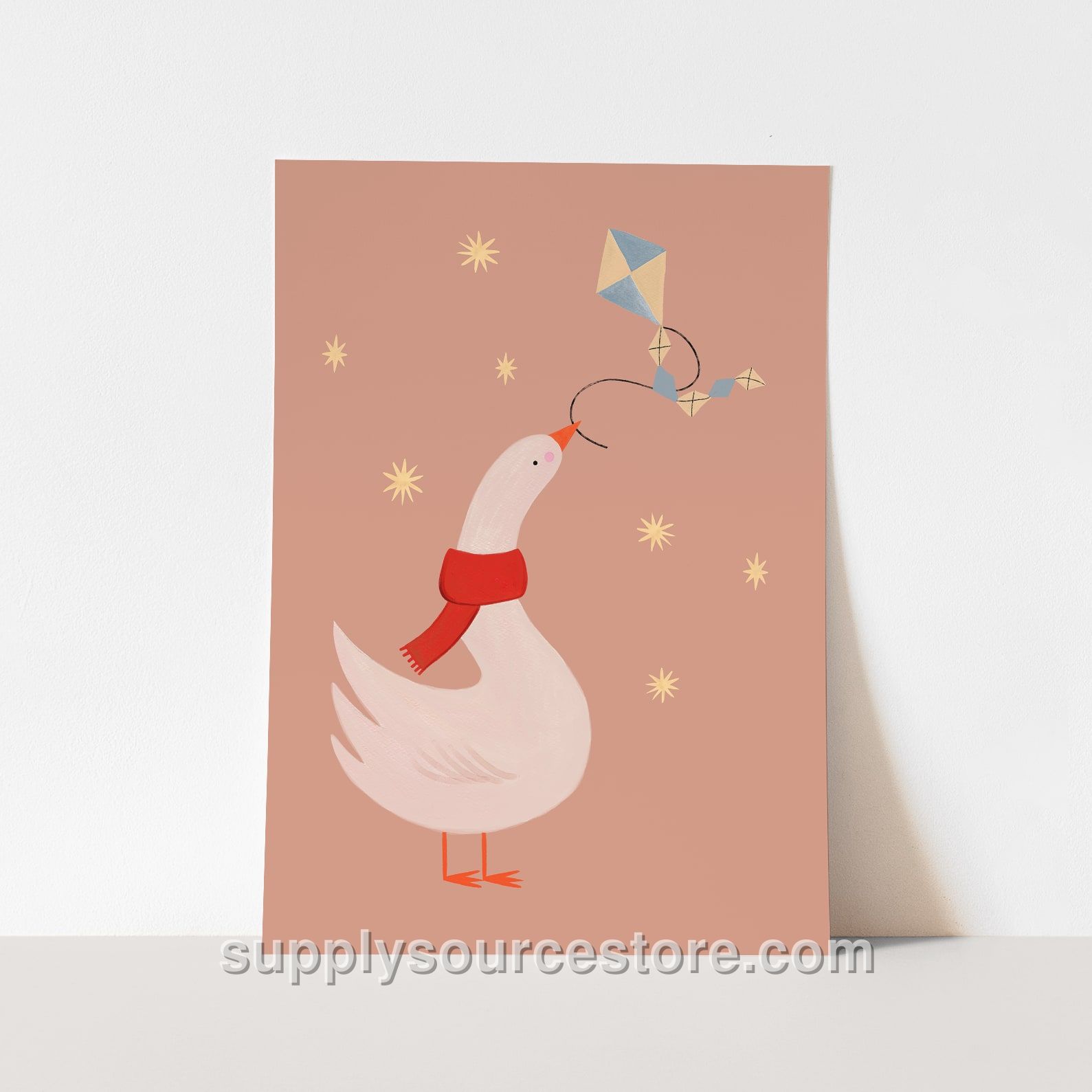 Fly a Kite Duck Fine Art Print