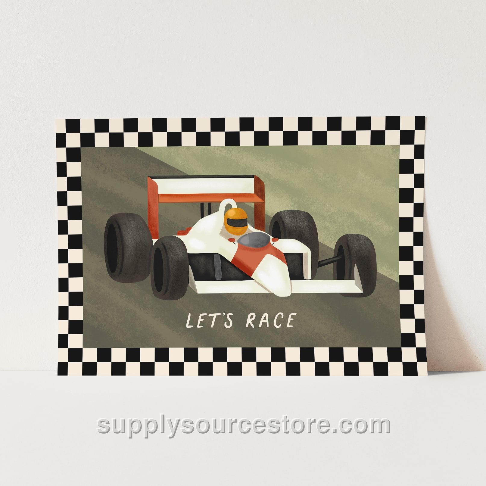Let's Race Fine Art Print