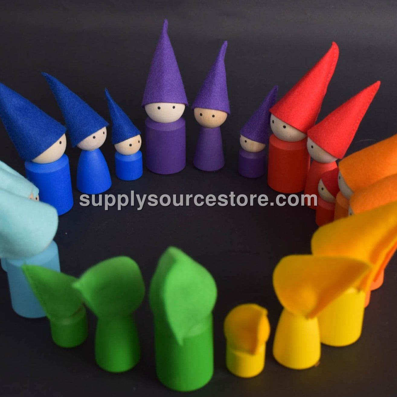 Peg Dolls Big Family