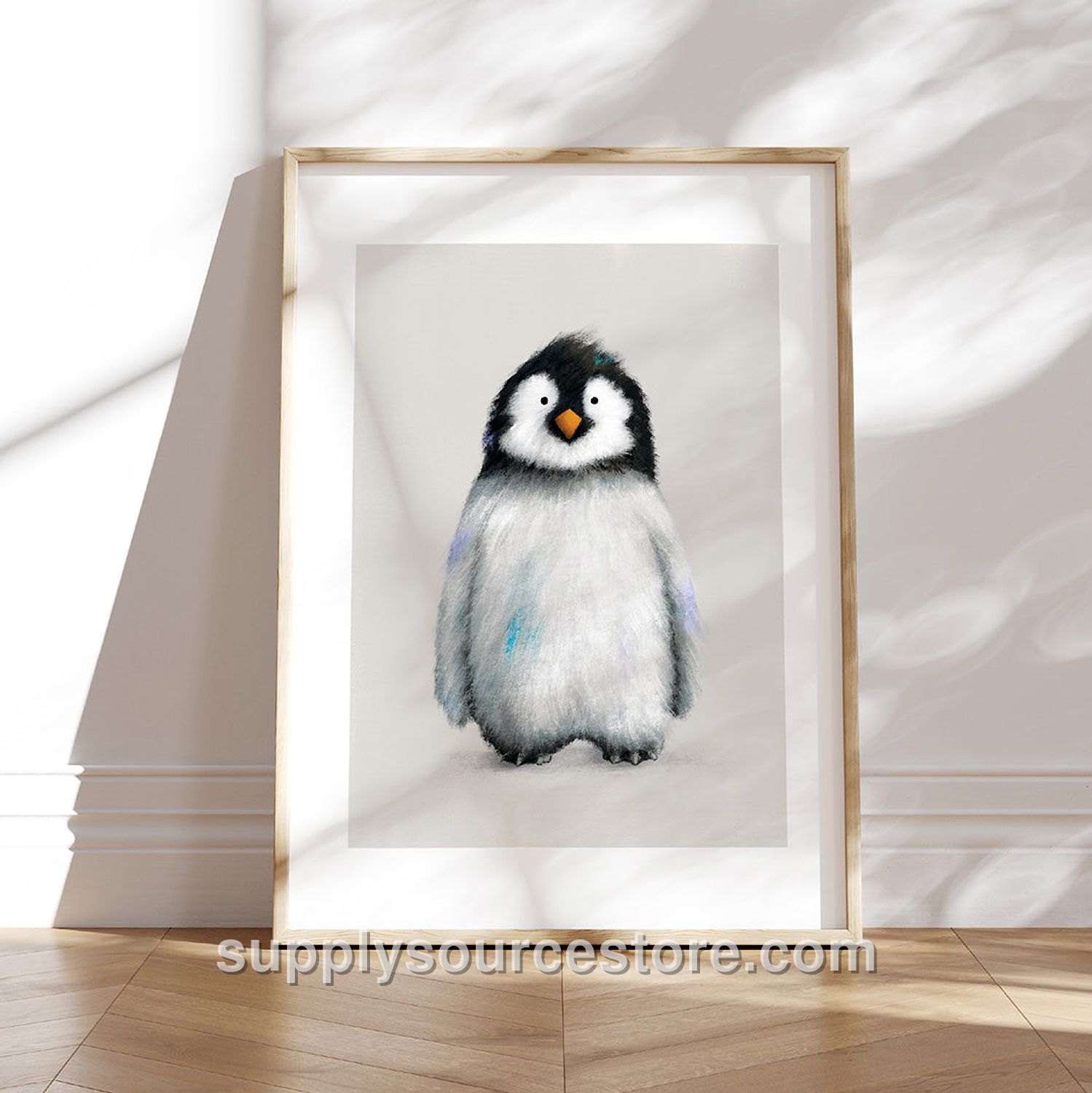 Baby Penguin Nursery Print