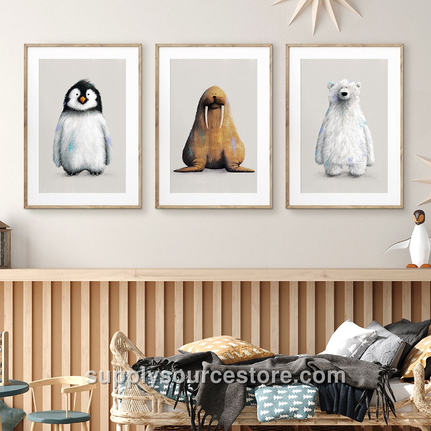 Polar Nursery Prints Set of 3