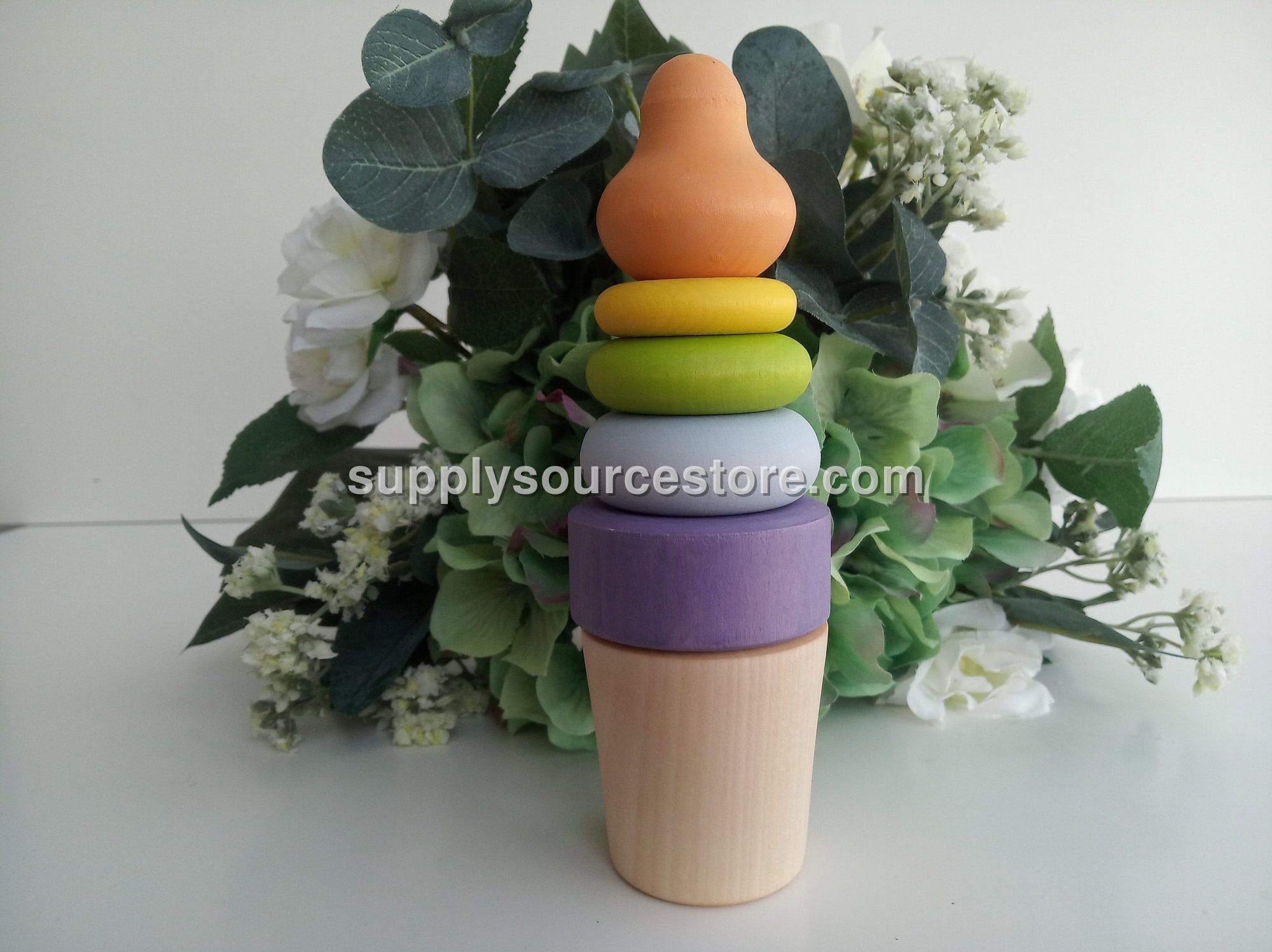 Ring Stacking Toy Ice Cream