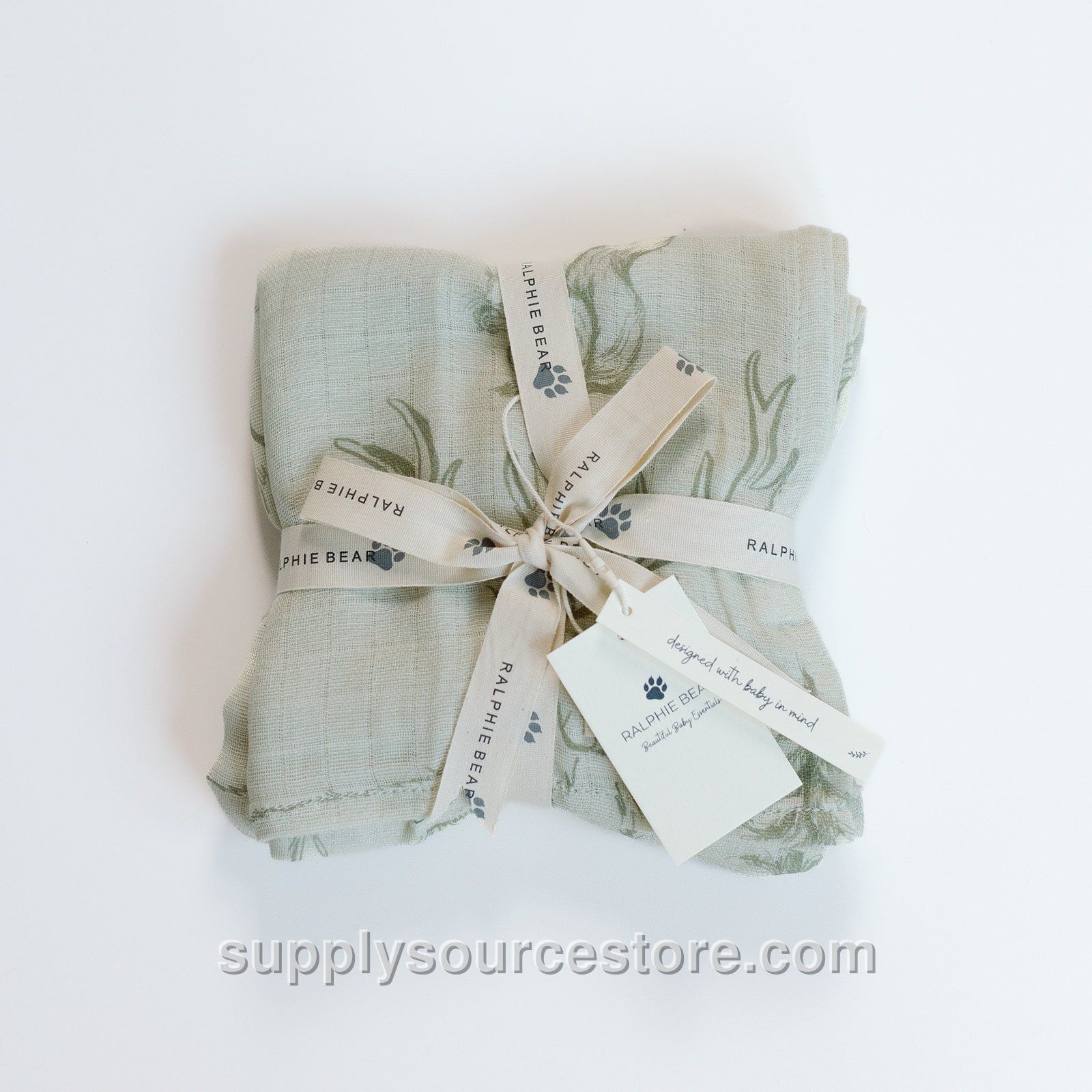Large Muslin Swaddle - Woodland