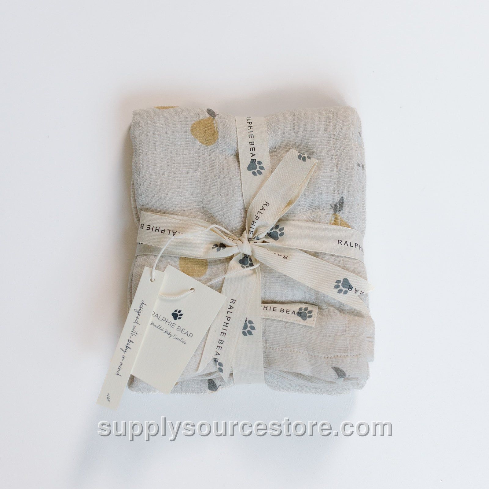 Large Muslin Swaddle - Pears