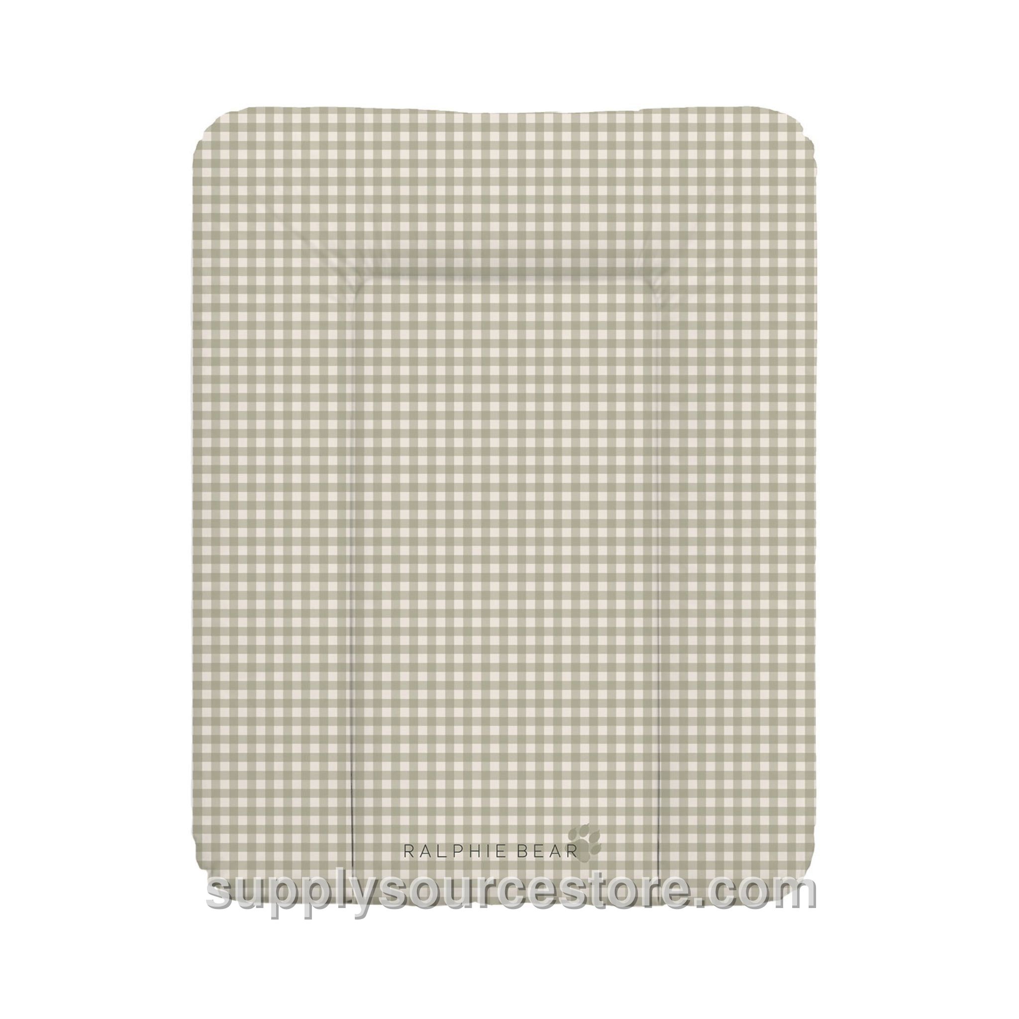 Comfort Changing Mat - Gingham Sage