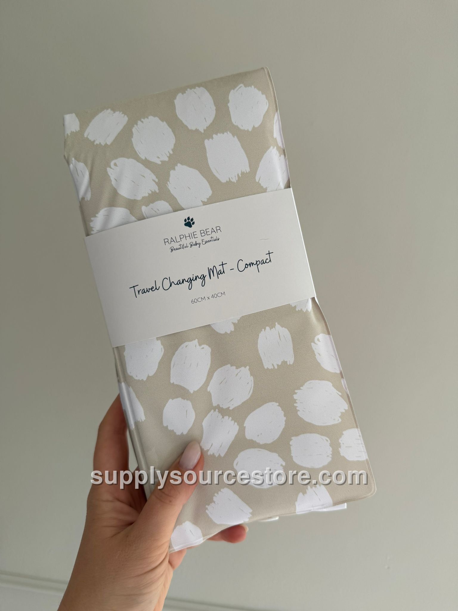 Baby Changing Compact Travel Mat - Scallop