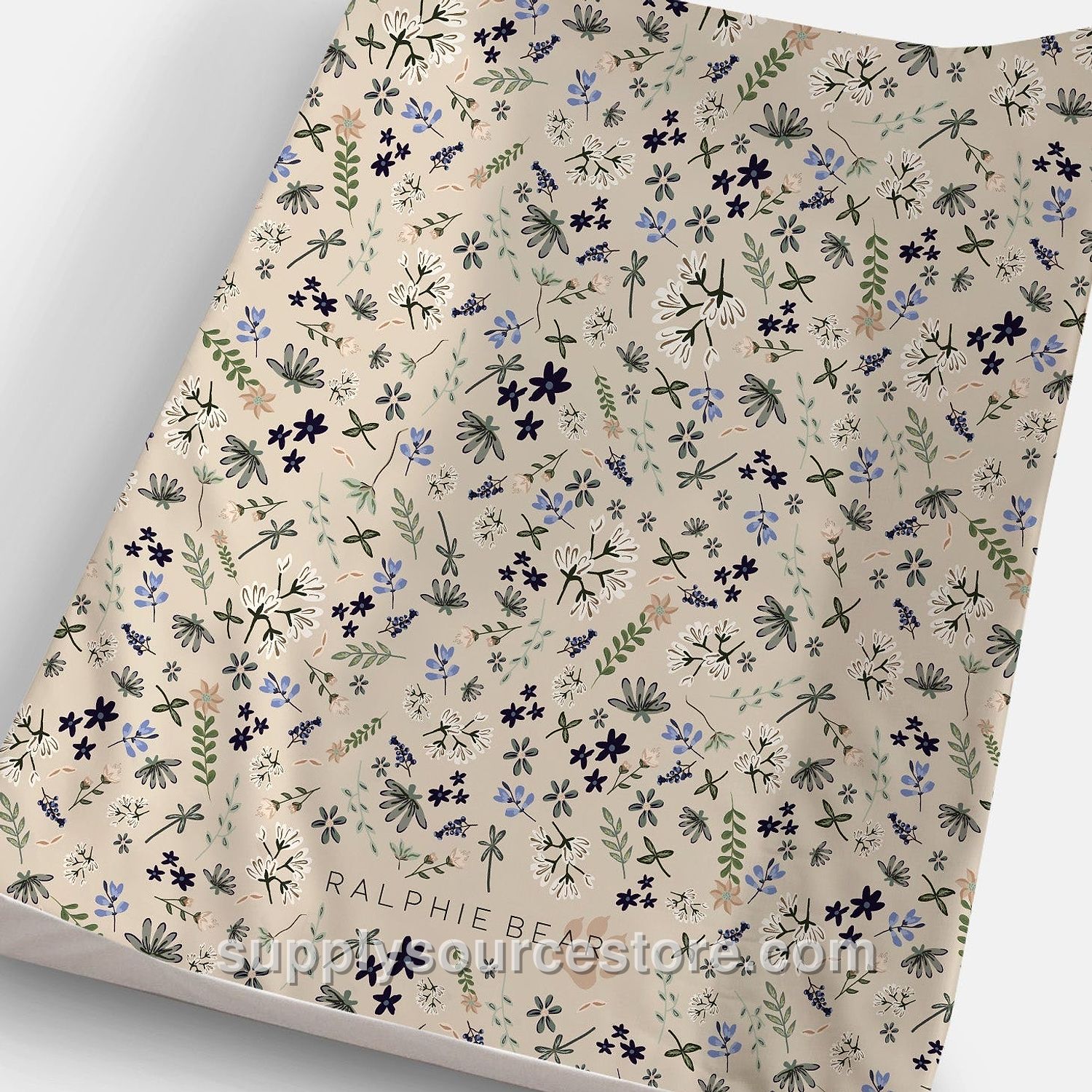 Anti-Roll Wedge Changing Mat - Wildflower