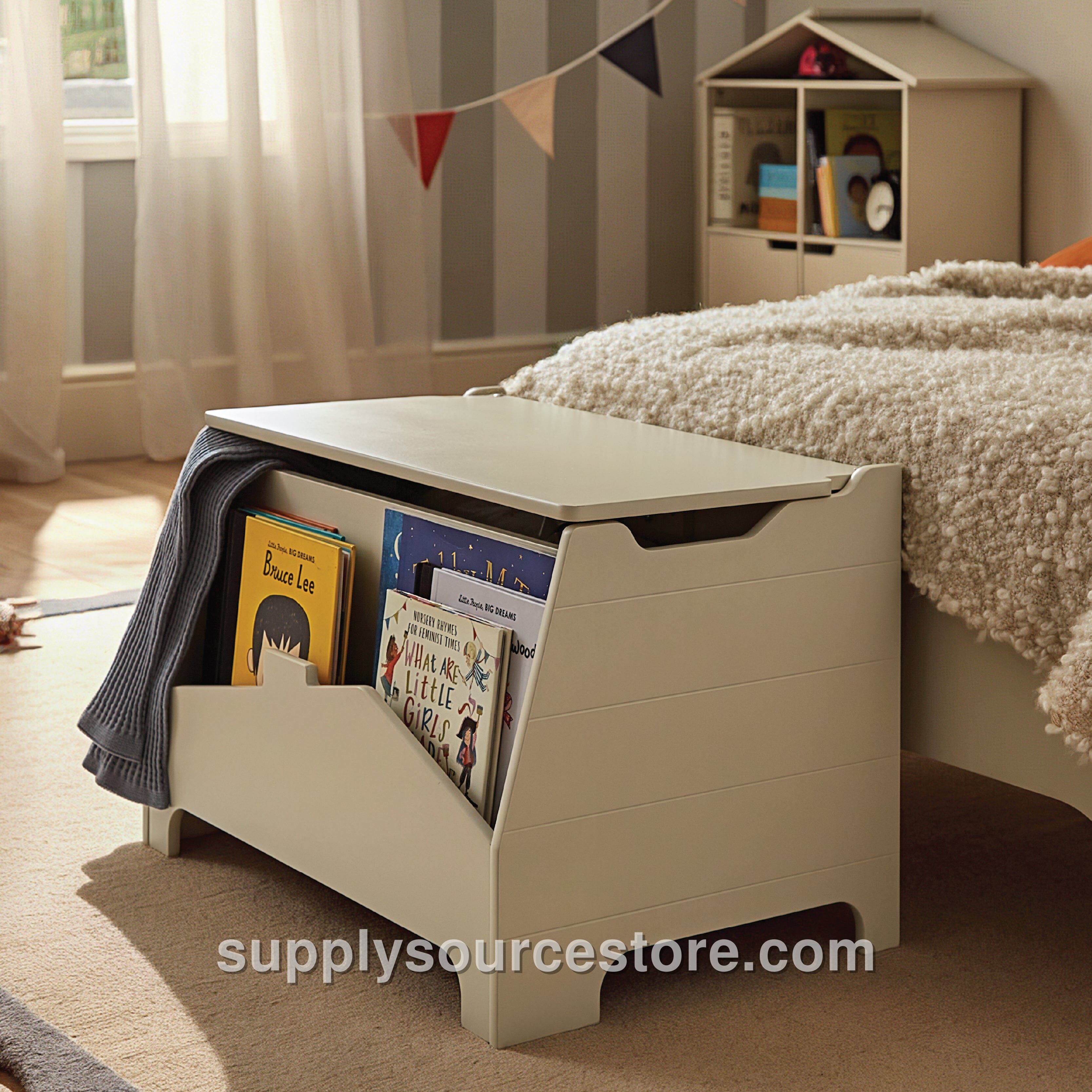 Play House Storage Box - Pebble