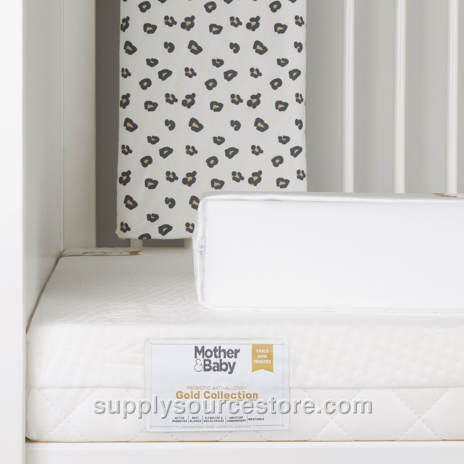 Mother&Baby First Gold Anti-Allergy Foam Cot Bed Mattress 140 x 70cm (55.1 x 27.6 in)