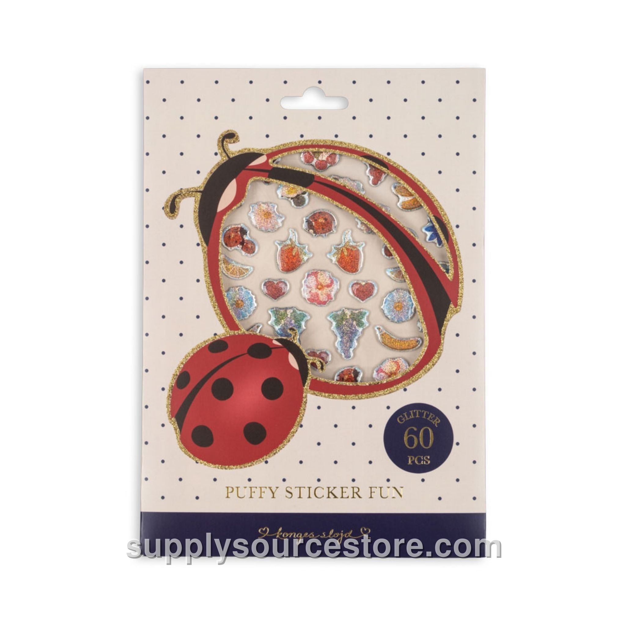 Puffy Stickers - Ladybug