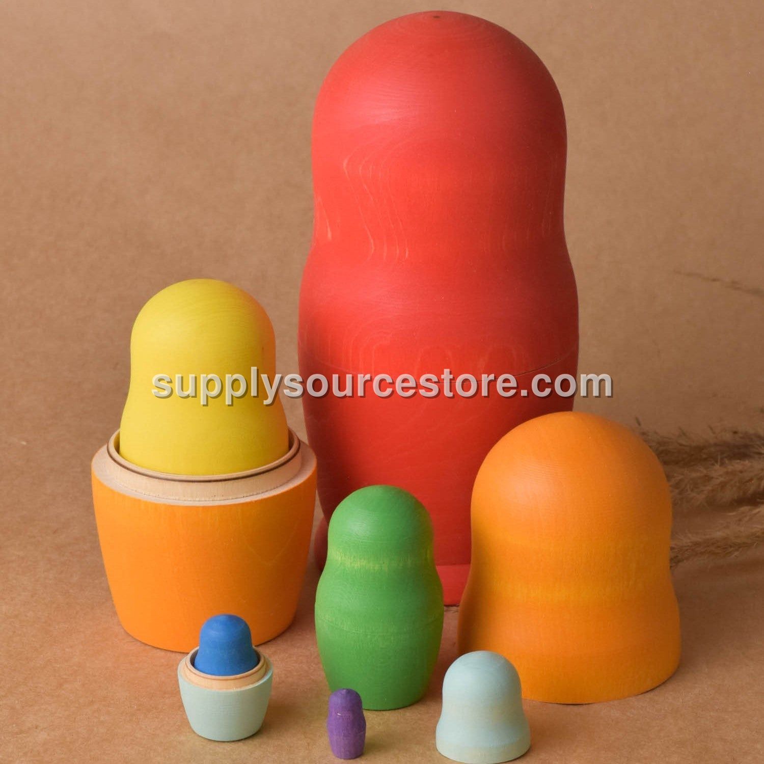 Rainbow Matryoshka Dolls