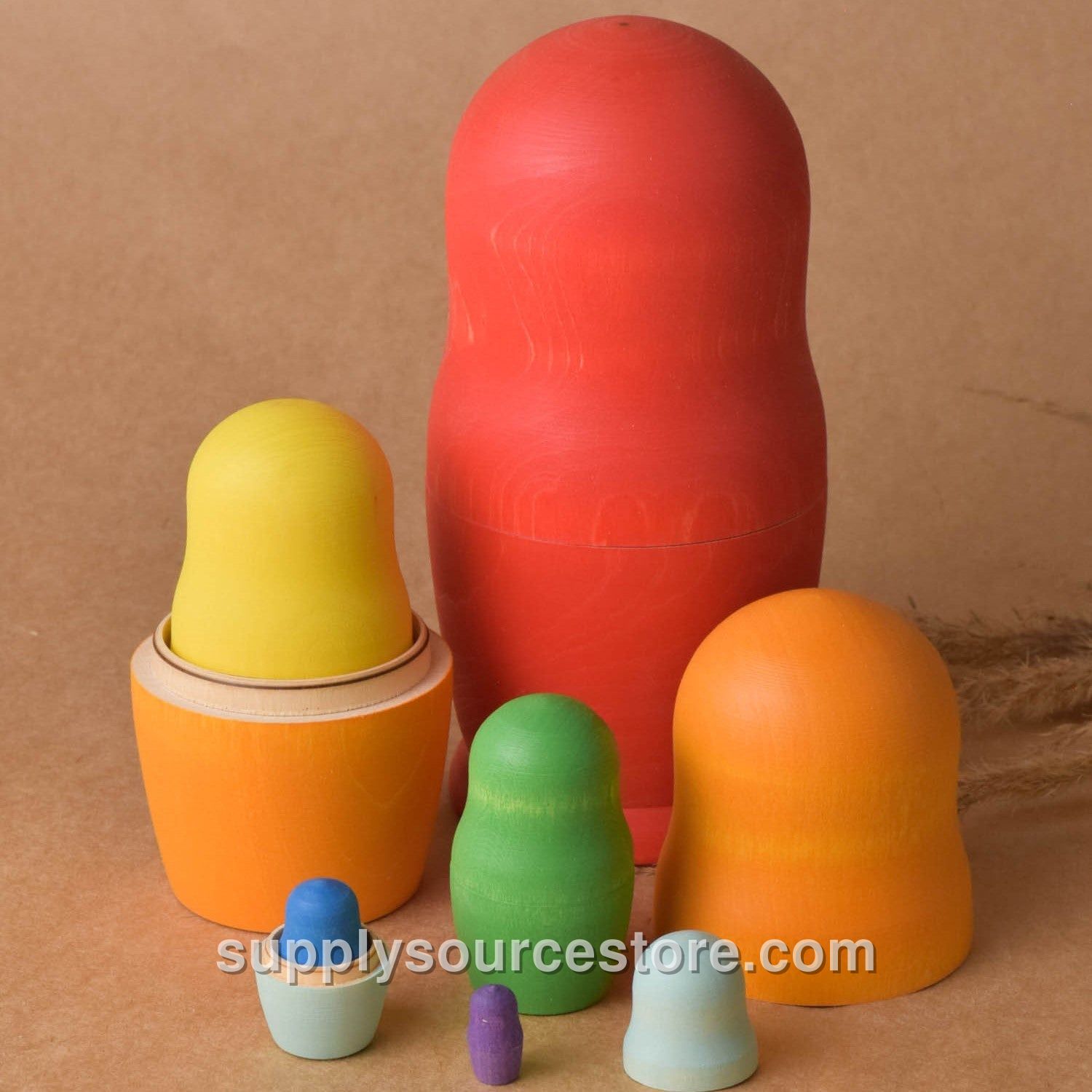 Rainbow Matryoshka Dolls