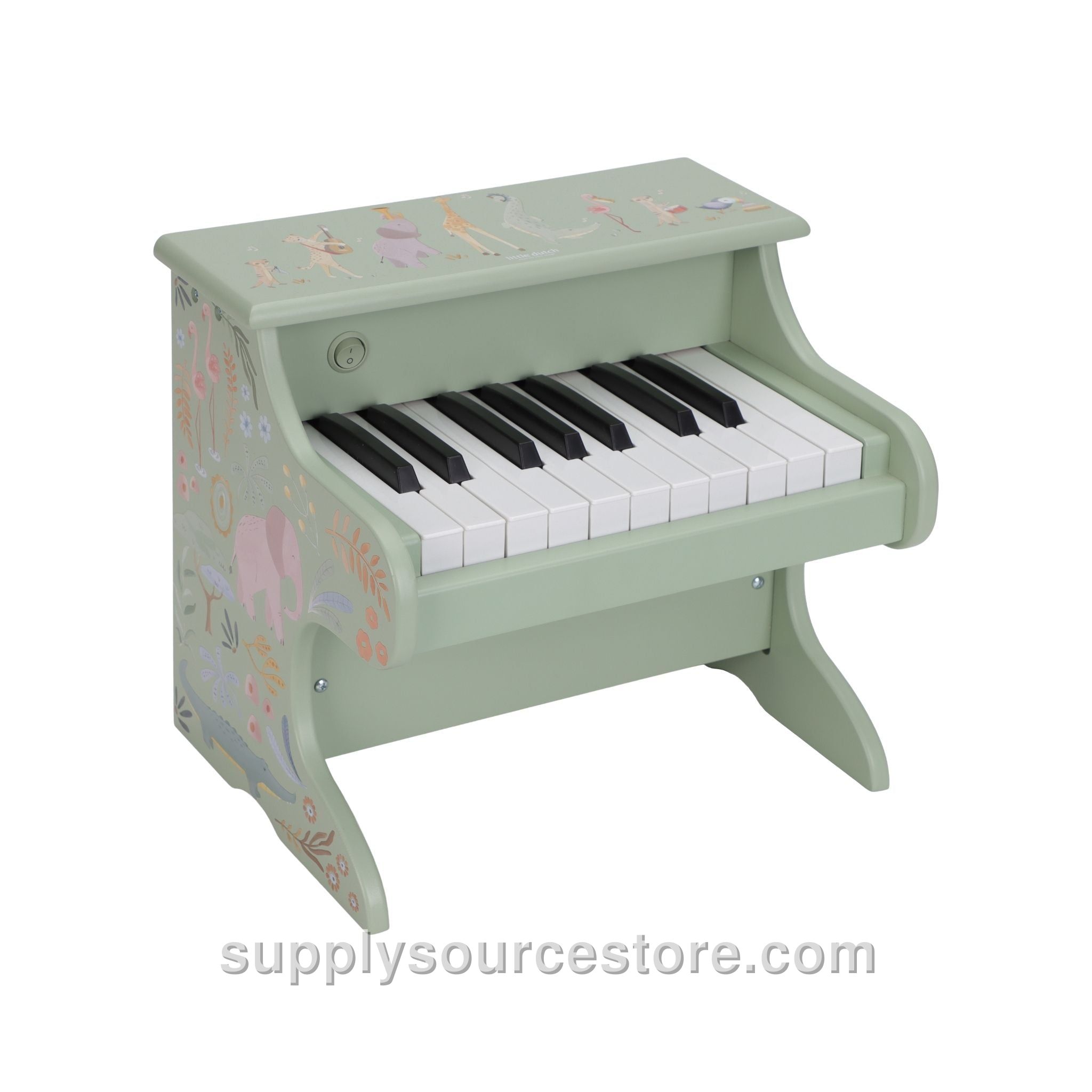 Wooden Piano Green - Safari Friends