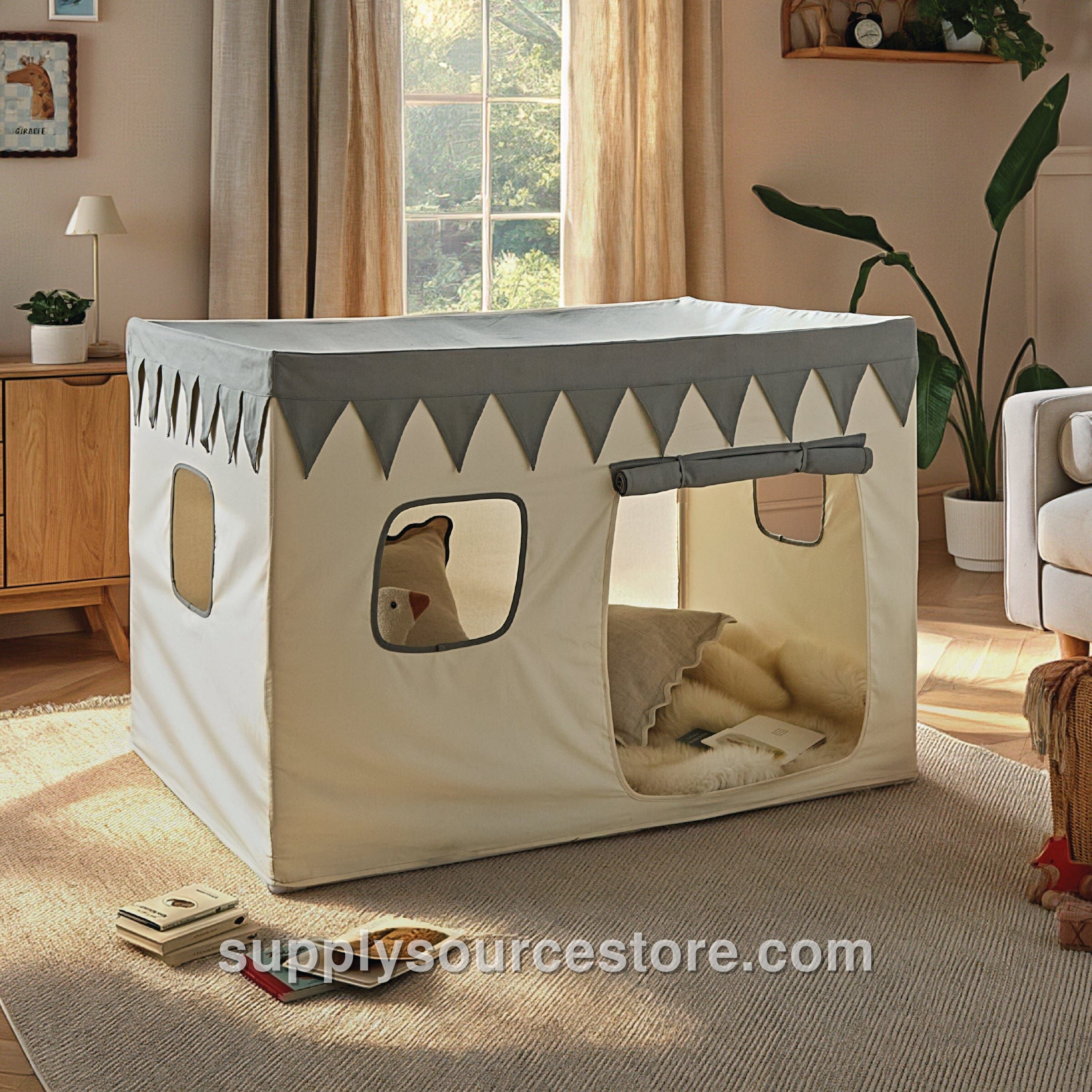 Play House with Bunting - Sea Salt