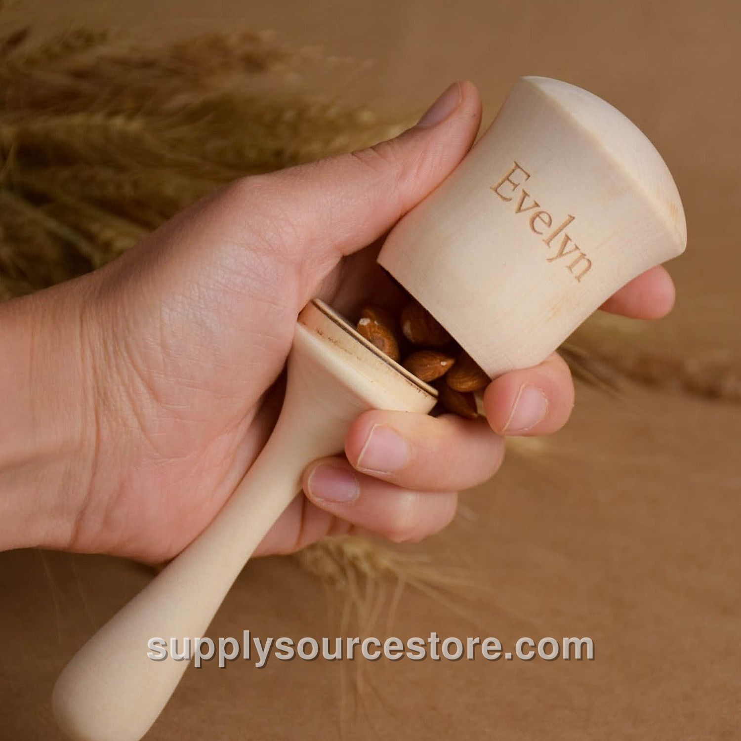 Bell Wooden Maracas