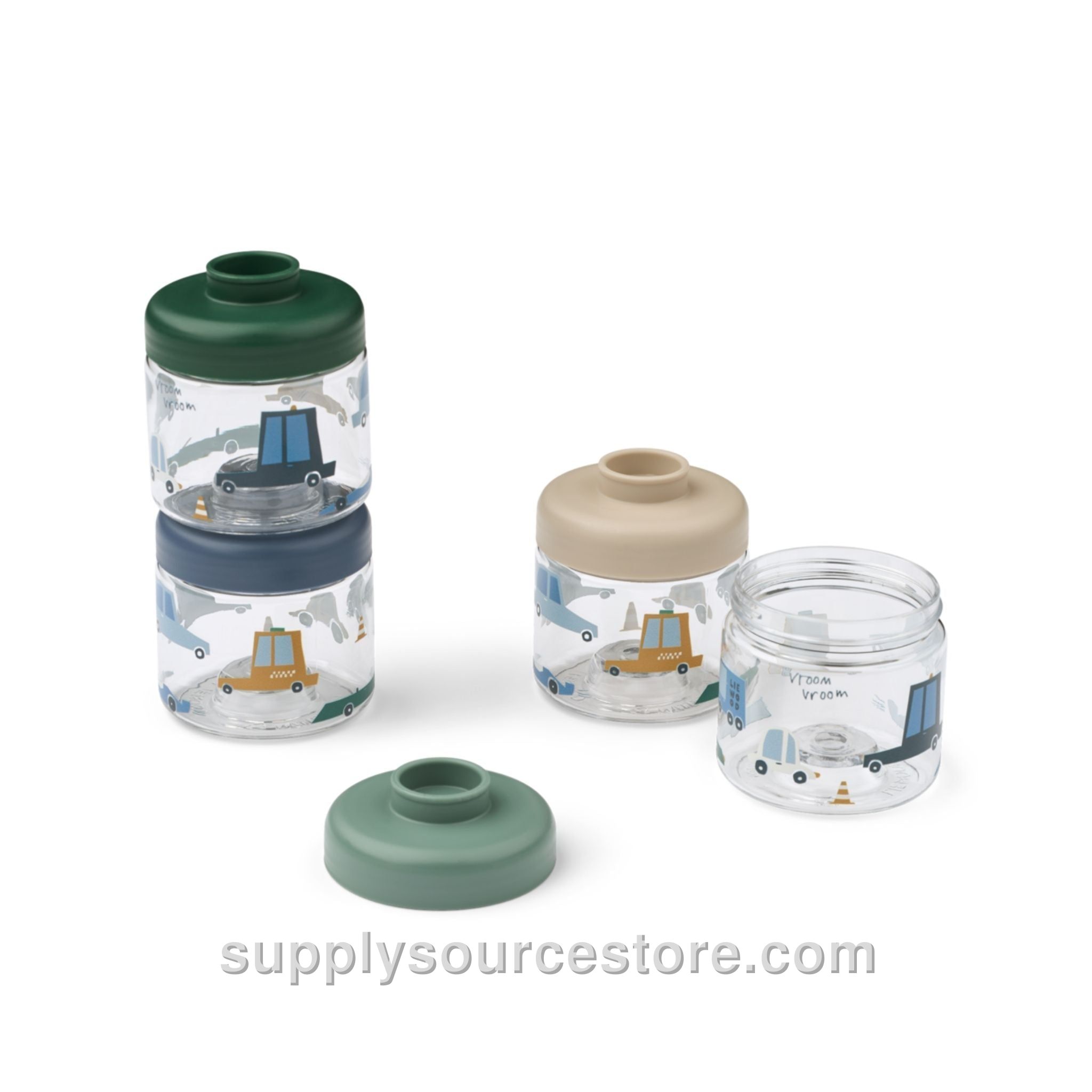Dominique Baby Food Boxes - Cars / Sandy