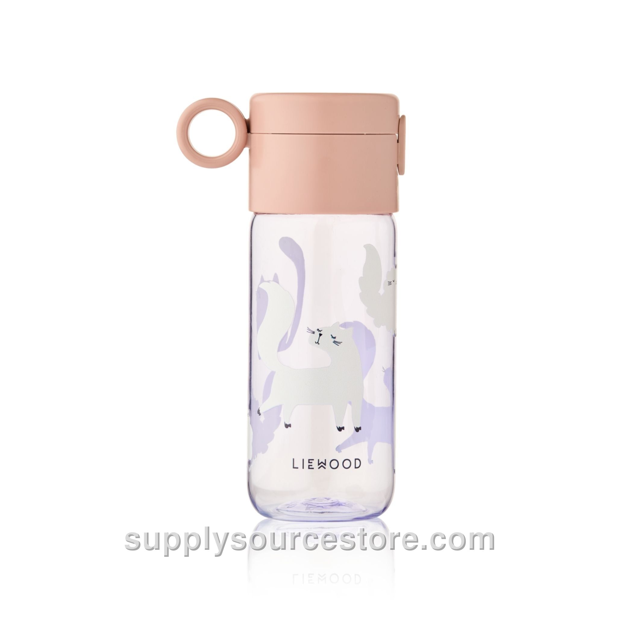 Clemence Tritan Bottle 350 ml - Cat / Warm Lilac