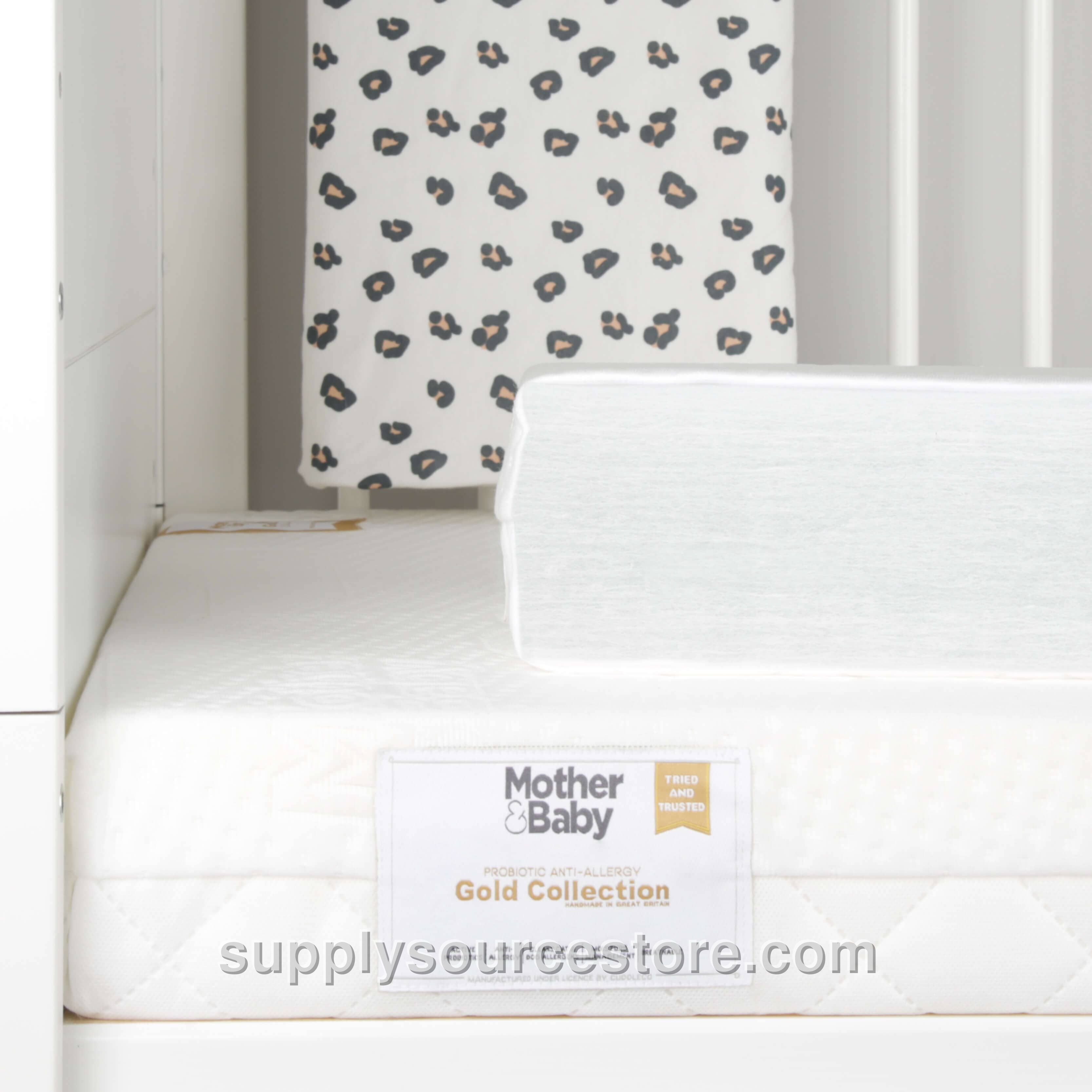 Mother&Baby Fibre Core Cot Bed Mattress with Purotex 140 x 70cm (55.1 x 27.6 in)