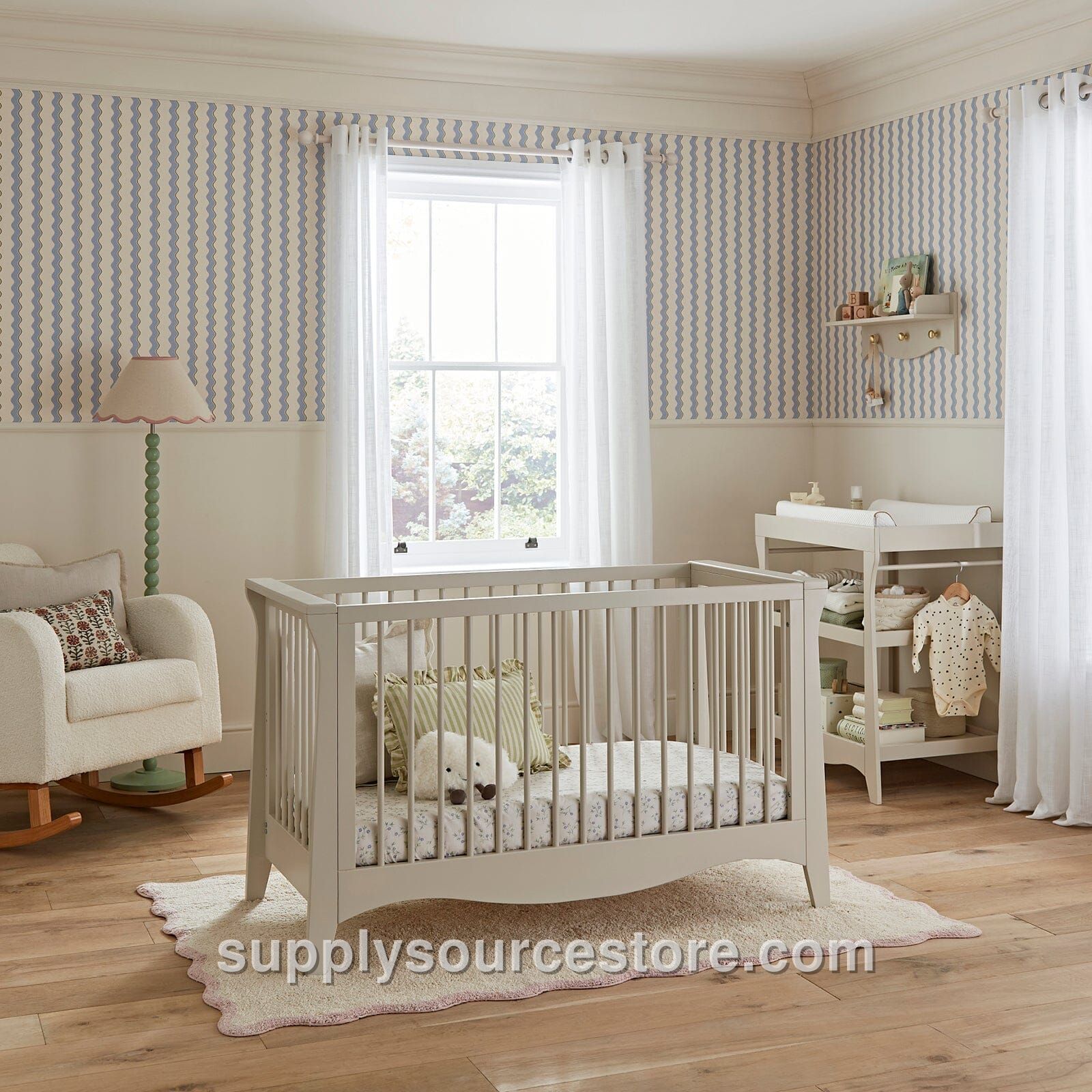 Clara Mini Cot Bed - Cashmere