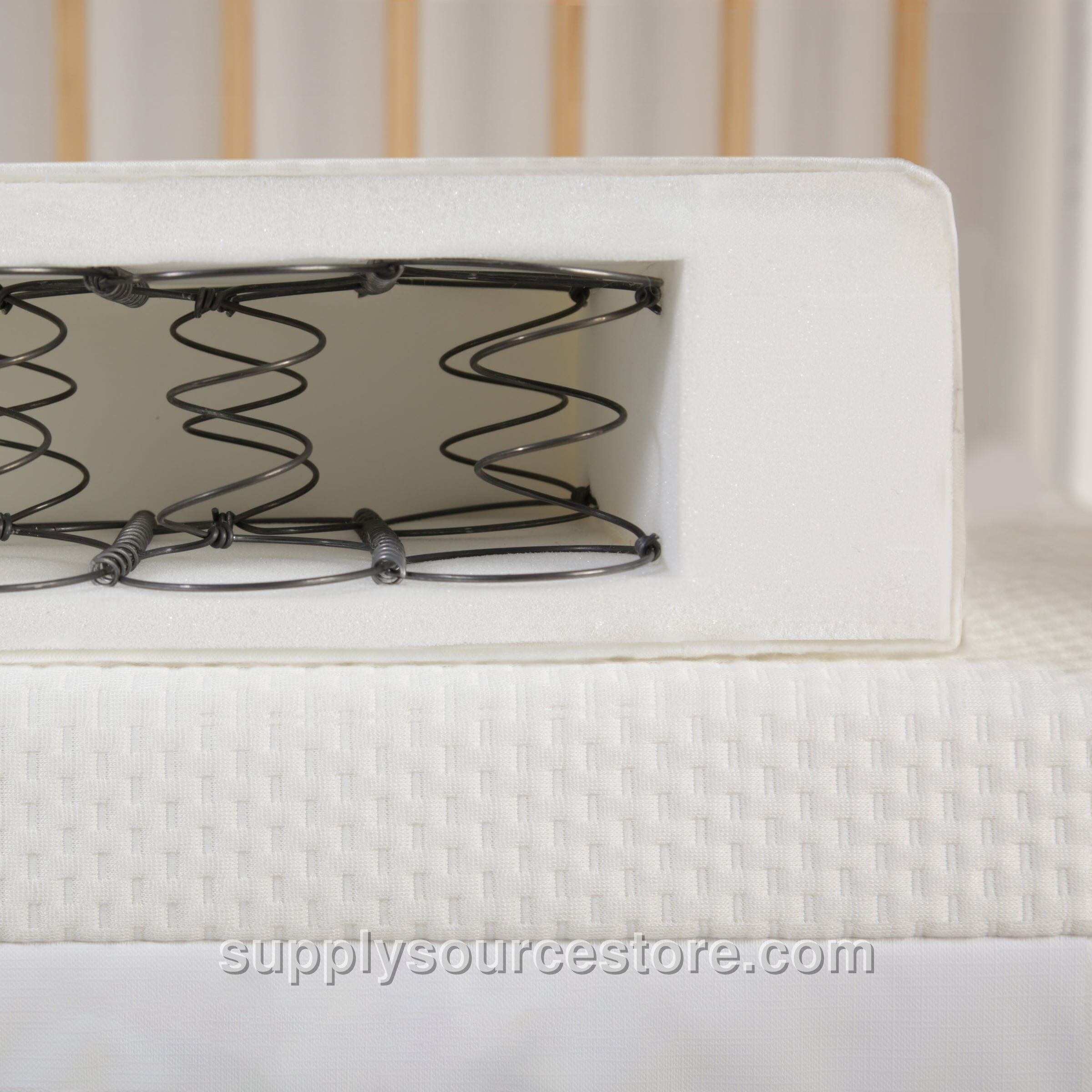 Harmony Hypoallergenic Bamboo Sprung Cot Bed Mattress 140 x 70cm (55.1 x 27.6 in)