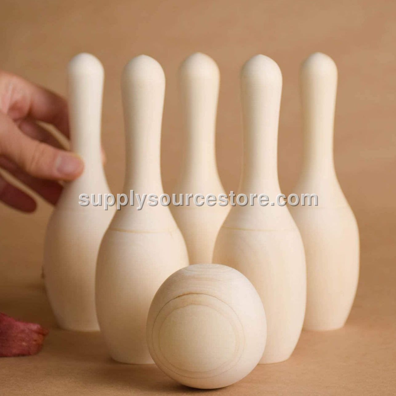Natural Mini Bowling Game