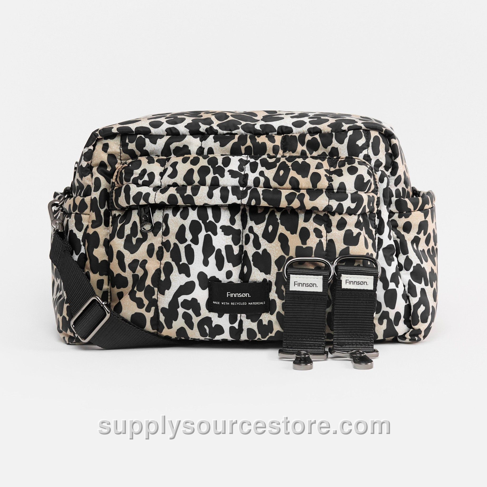 Freya Eco Stroller Organiser With Clips - Leopard
