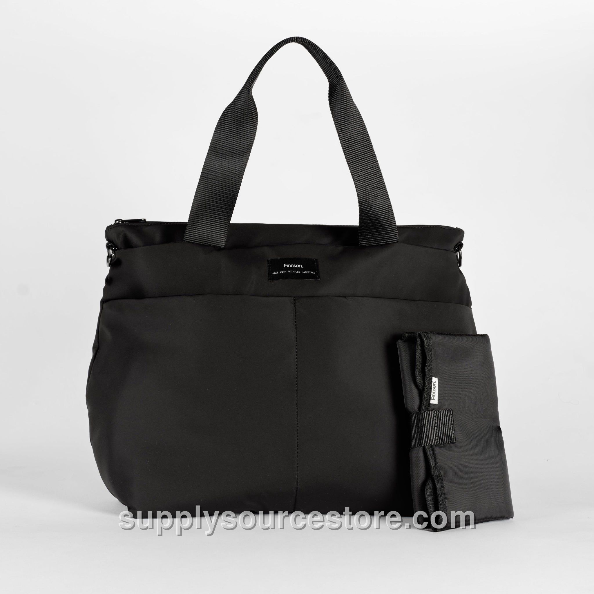 Sigrid Eco Changing Bag With Changing Mat - Black