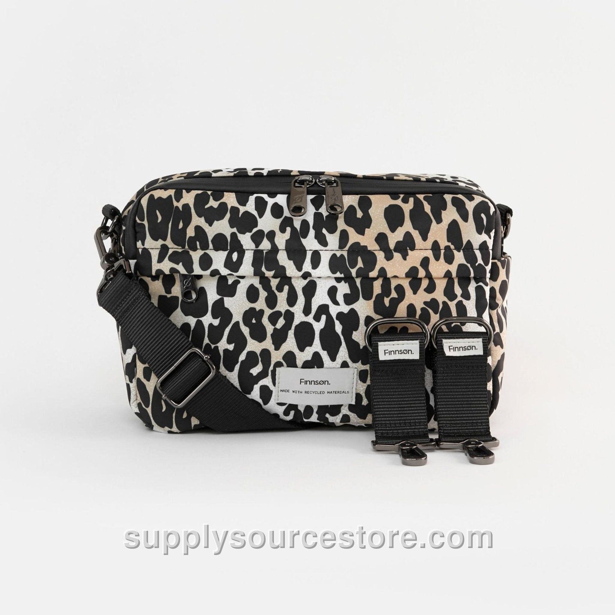 Frida Eco Stroller Organiser With Stroller Clips - Leopard
