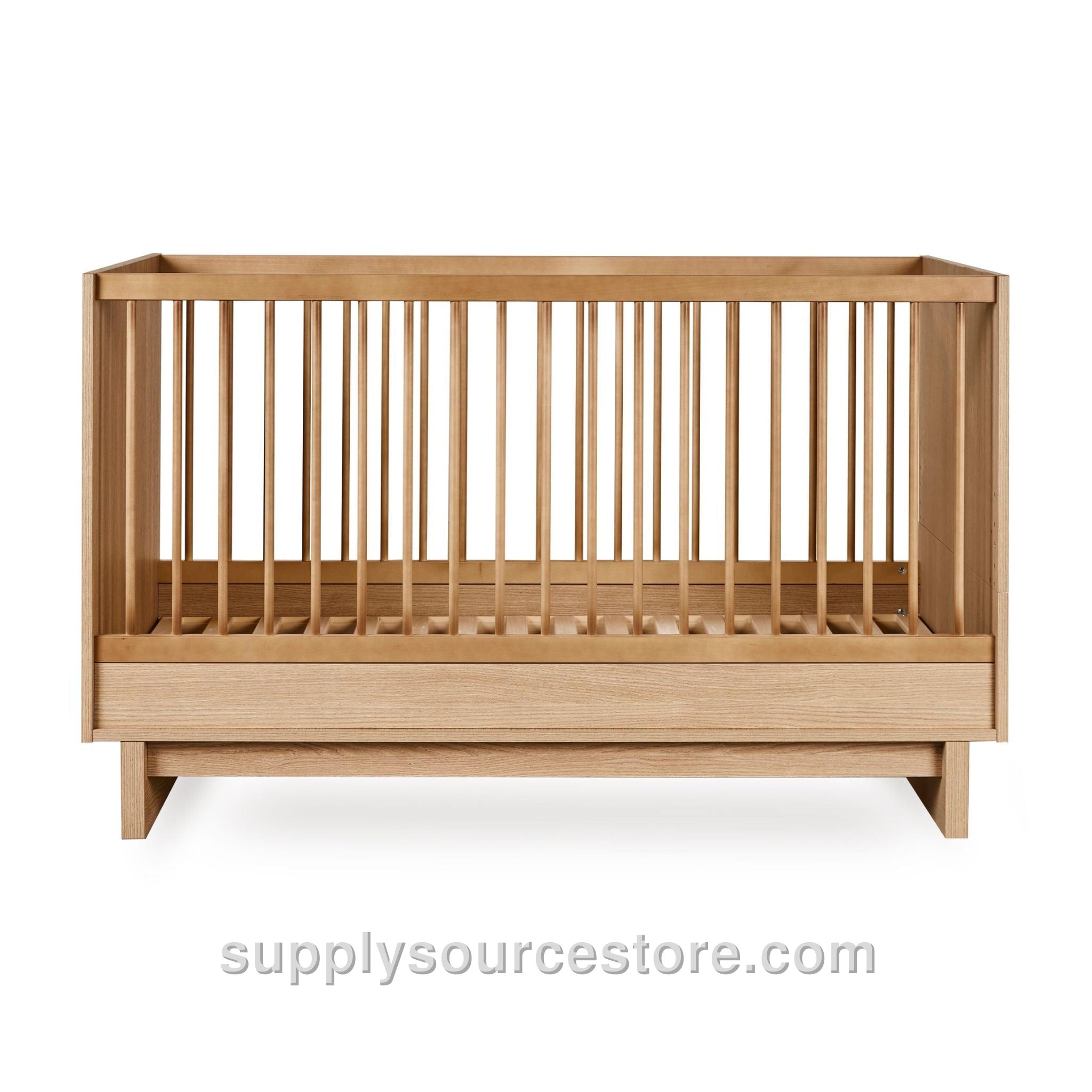 Kyo Convertible Cot Bed 140 x 70cm (55.1 x 27.6 in) - Honey Ash