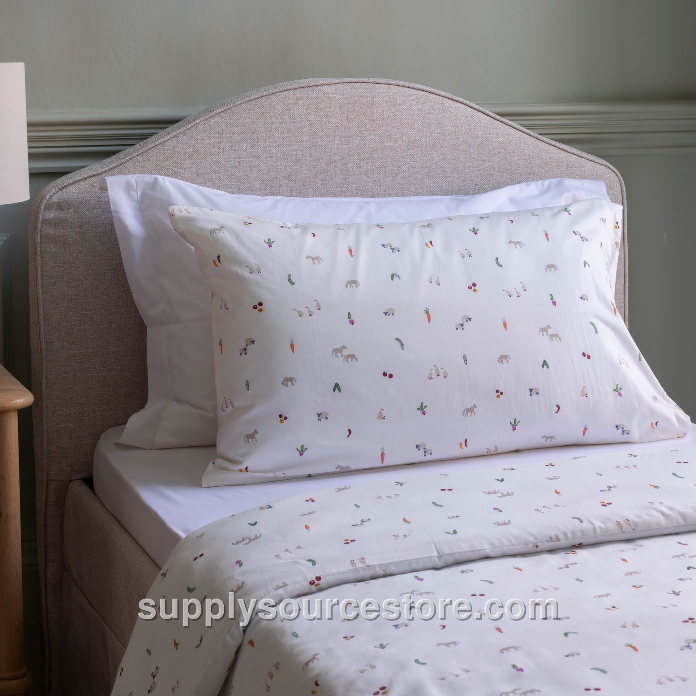 Organic Cotton Single Bedding Set - Little Farm