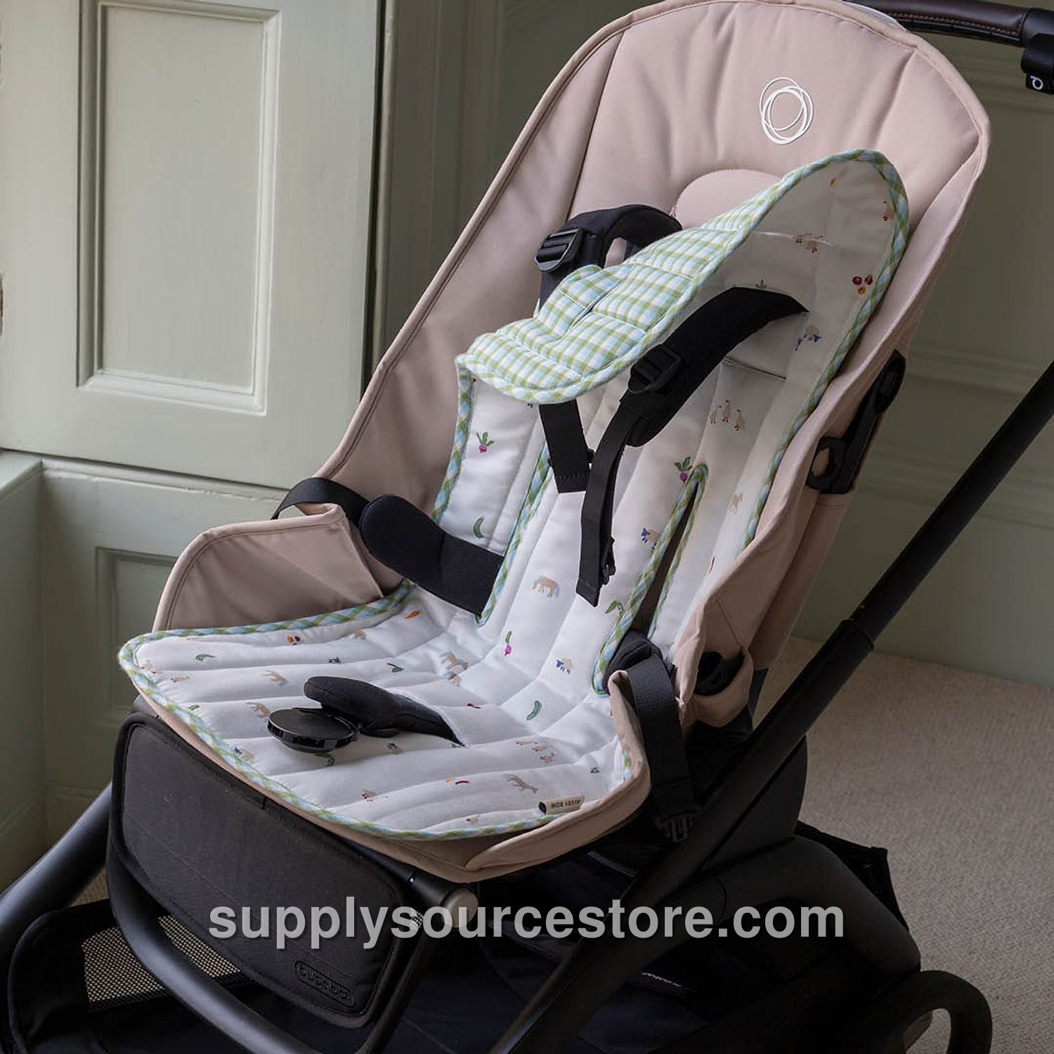 Pram Liner - Little Farm / Greenhouse Gingham