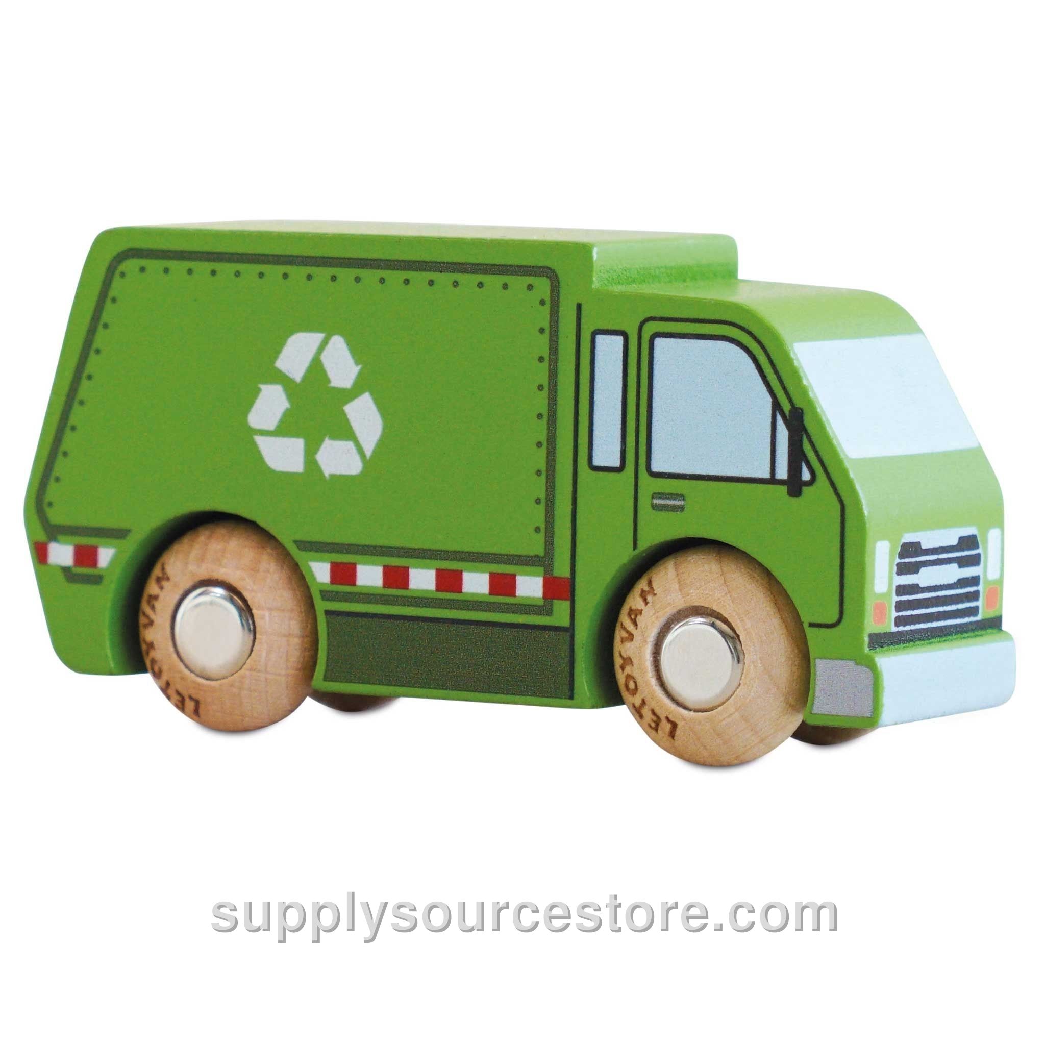 Wooden Recycling Truck - Rudy