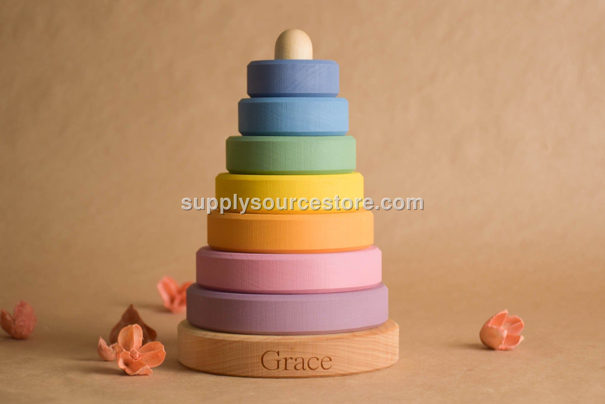 Pastel Ring Stacking Toy