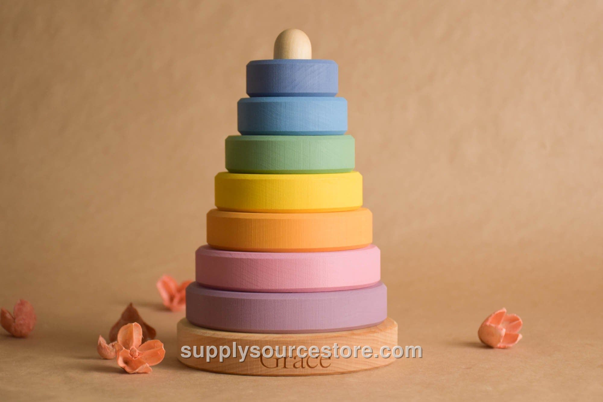 Pastel Ring Stacking Toy