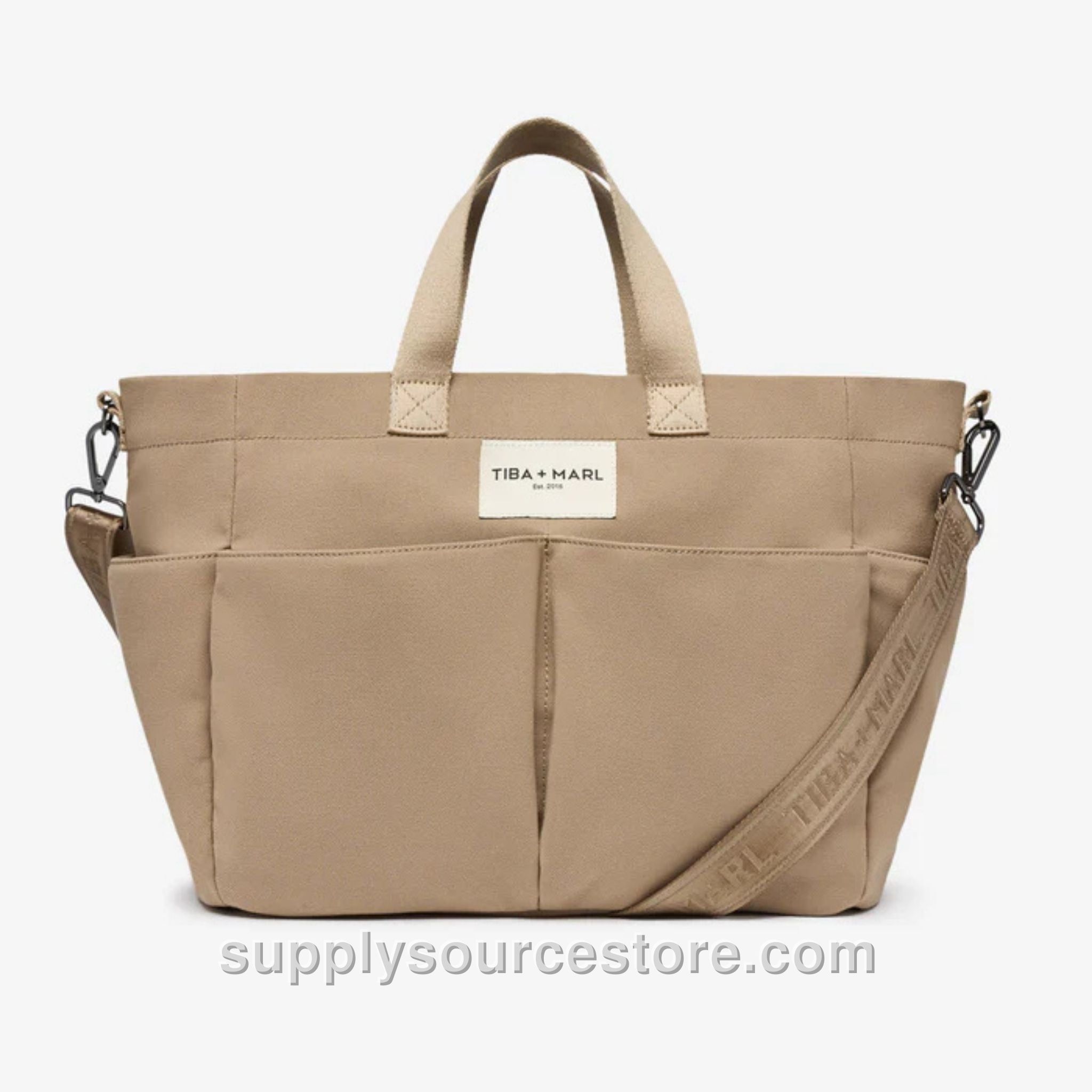 Canvas Pocket Tote - Desert