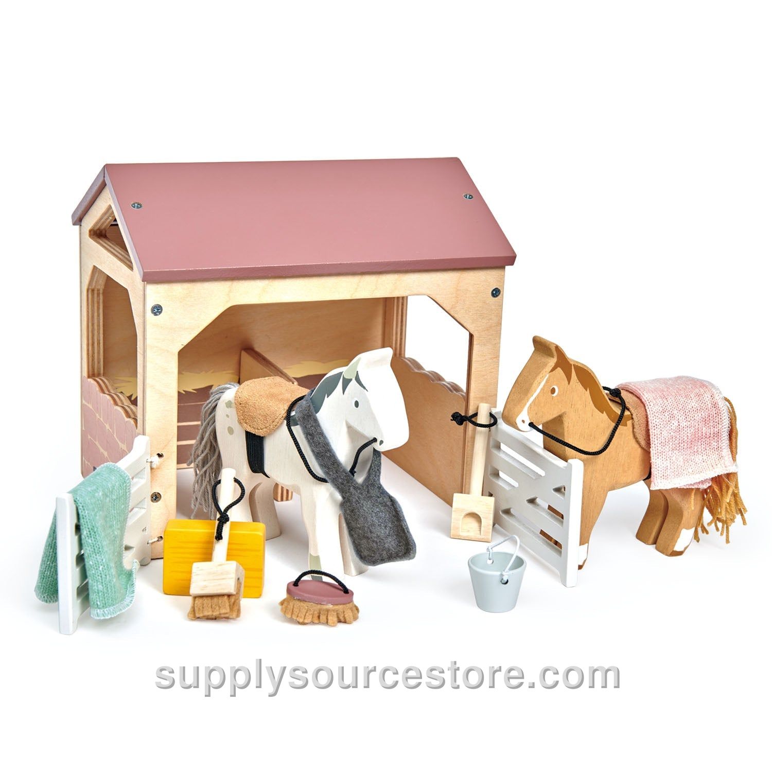 The Stables Wooden Set