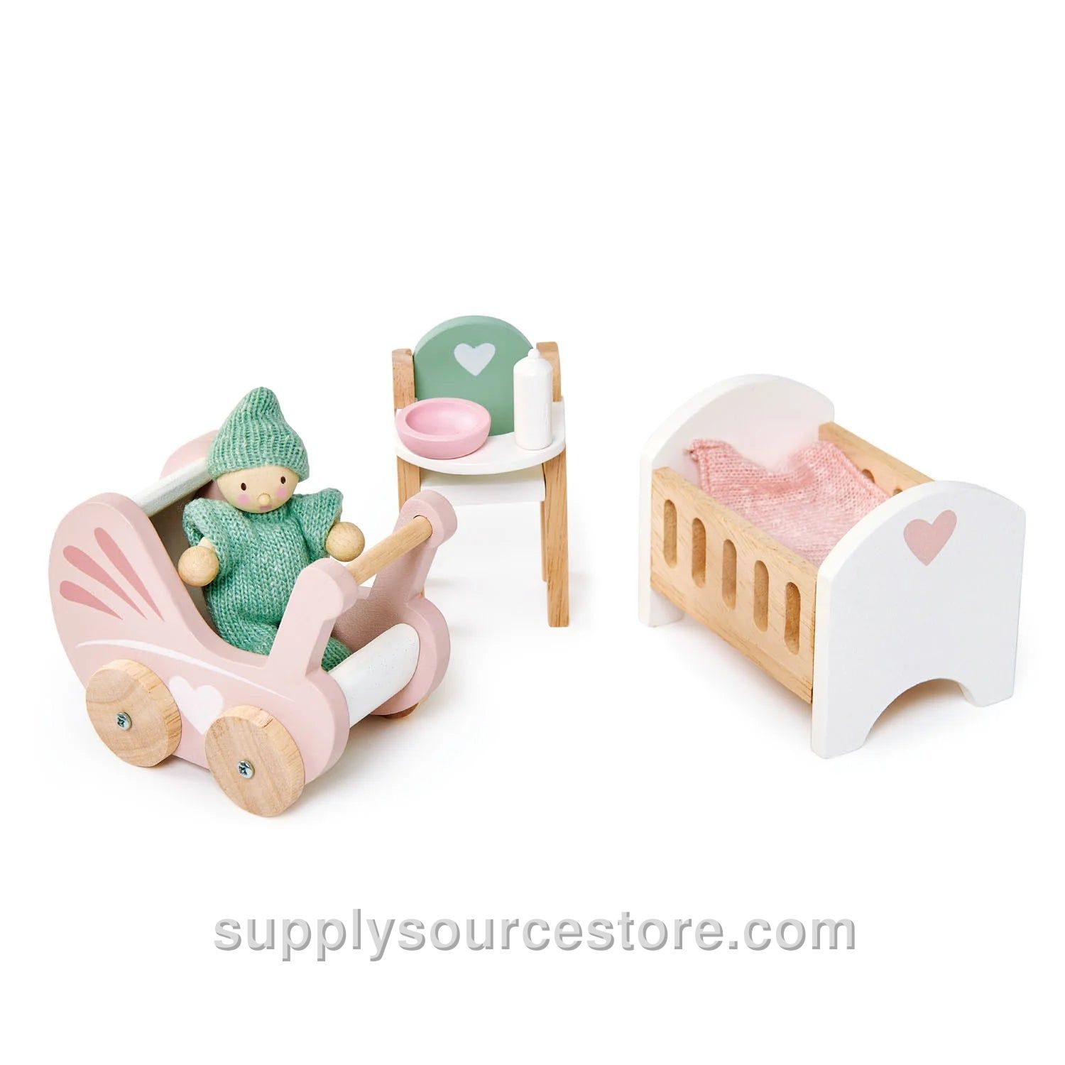 Dolls House Nursery Set