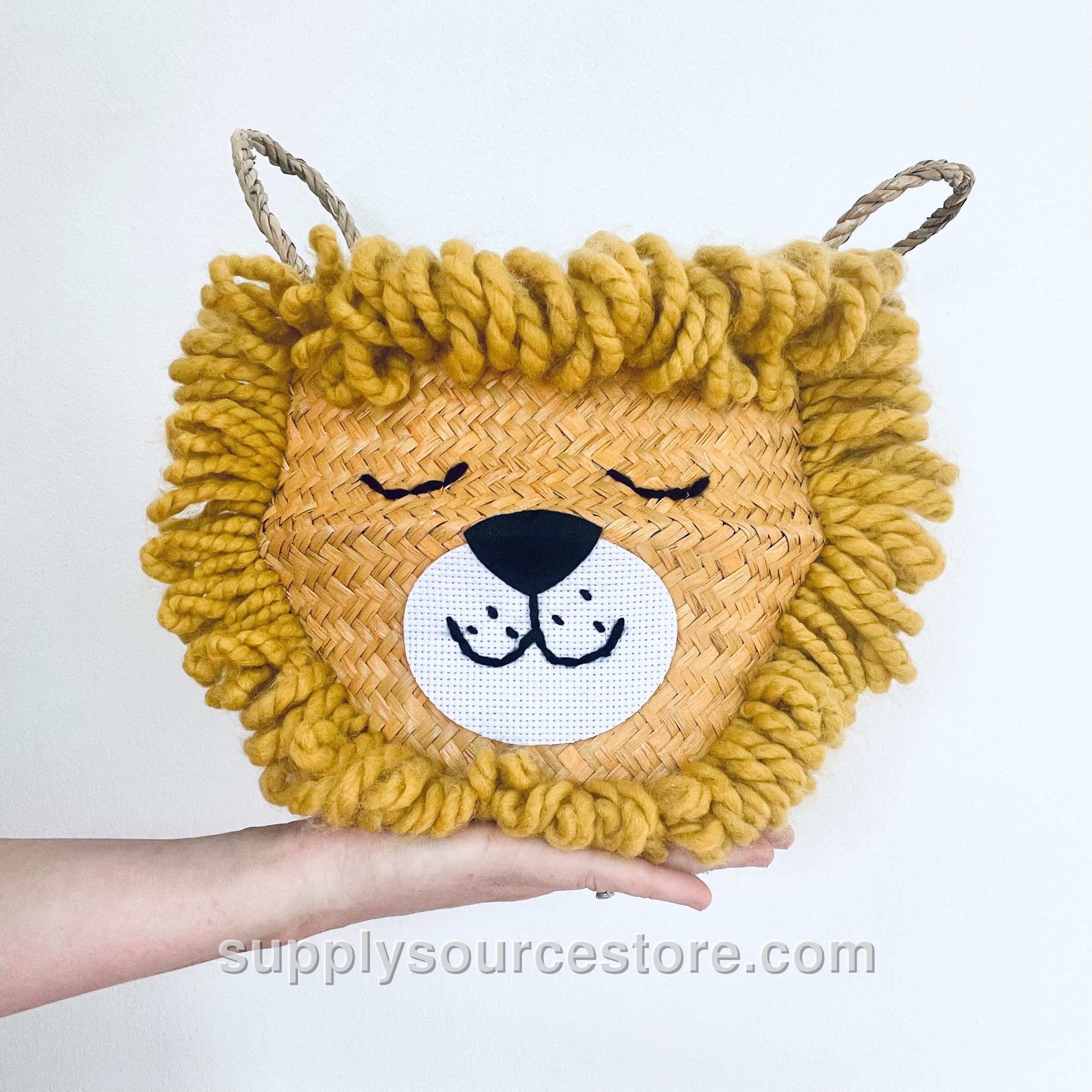 Yellow Lion Basket - Small