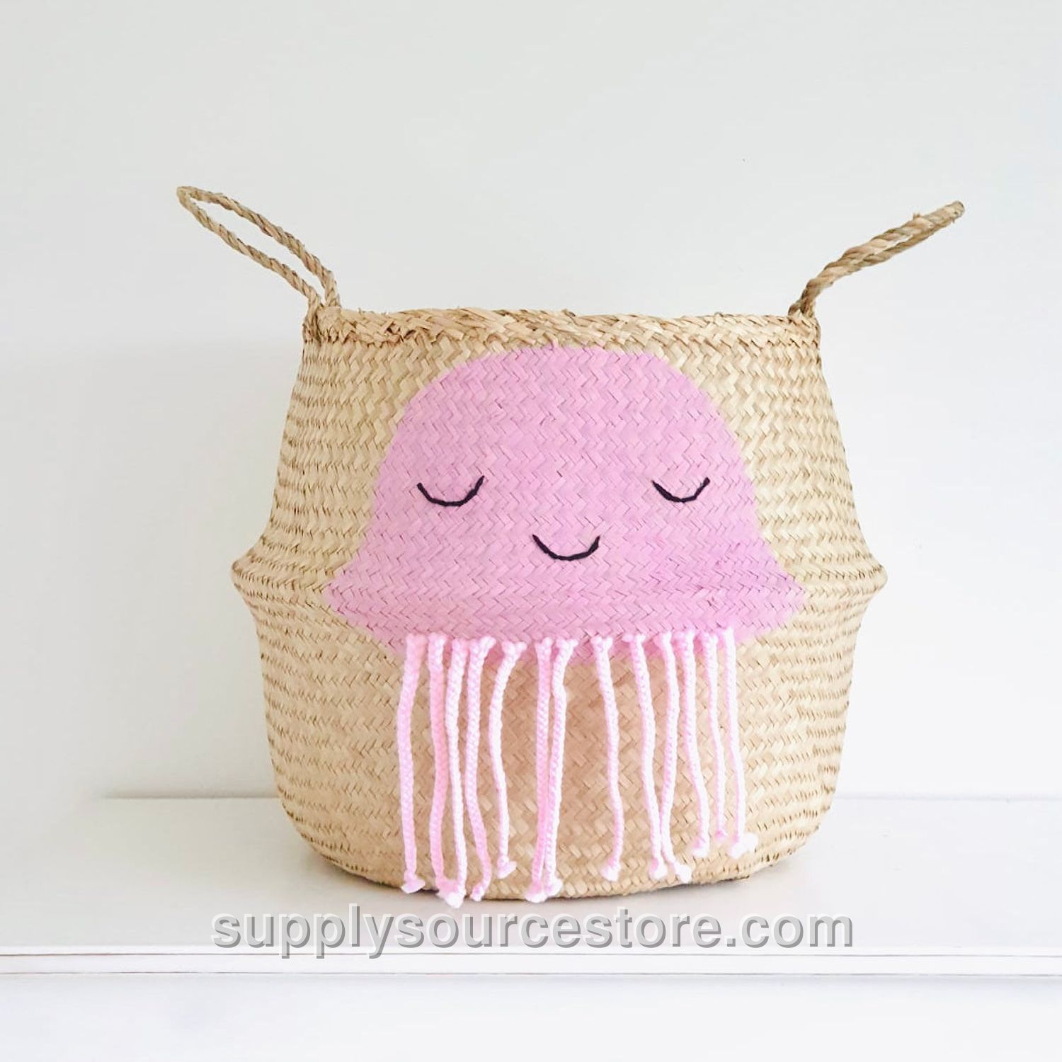 Pink Jellyfish Basket - Extra Large